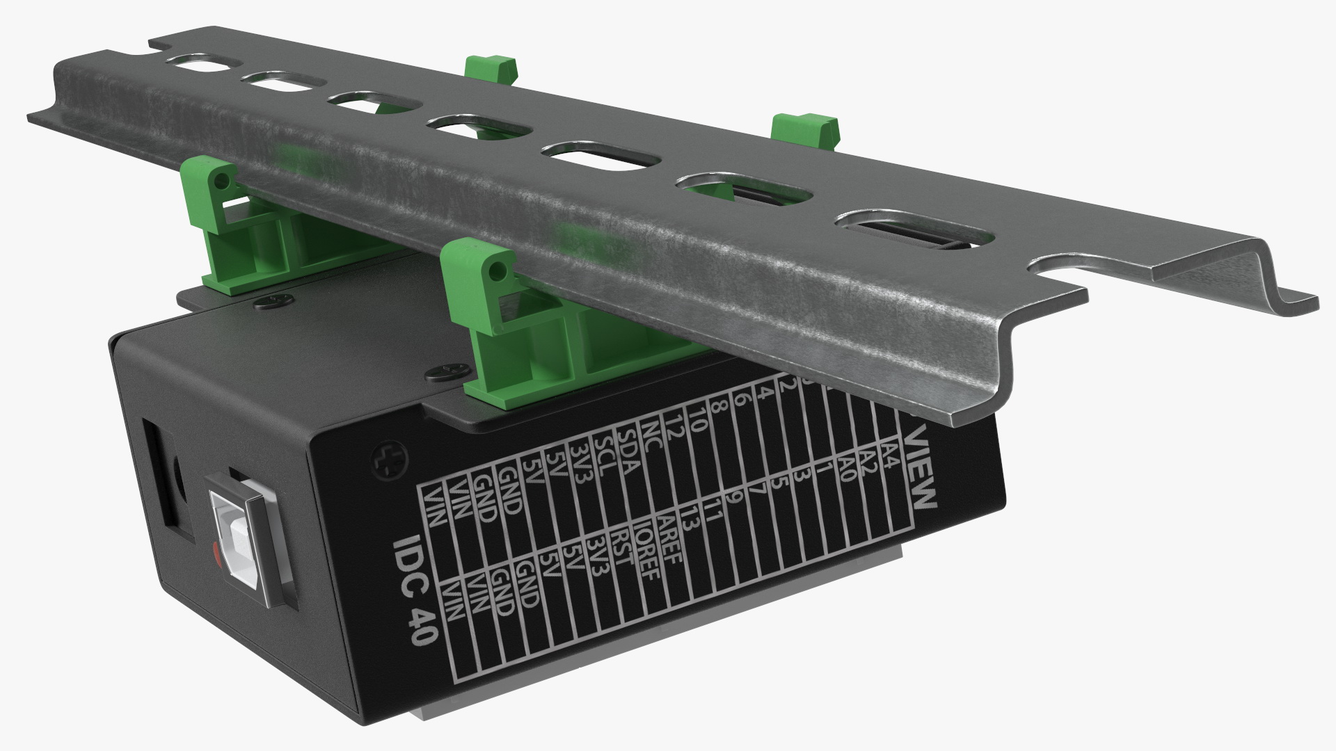 3D UNO Screw Terminal Block Din Rail model