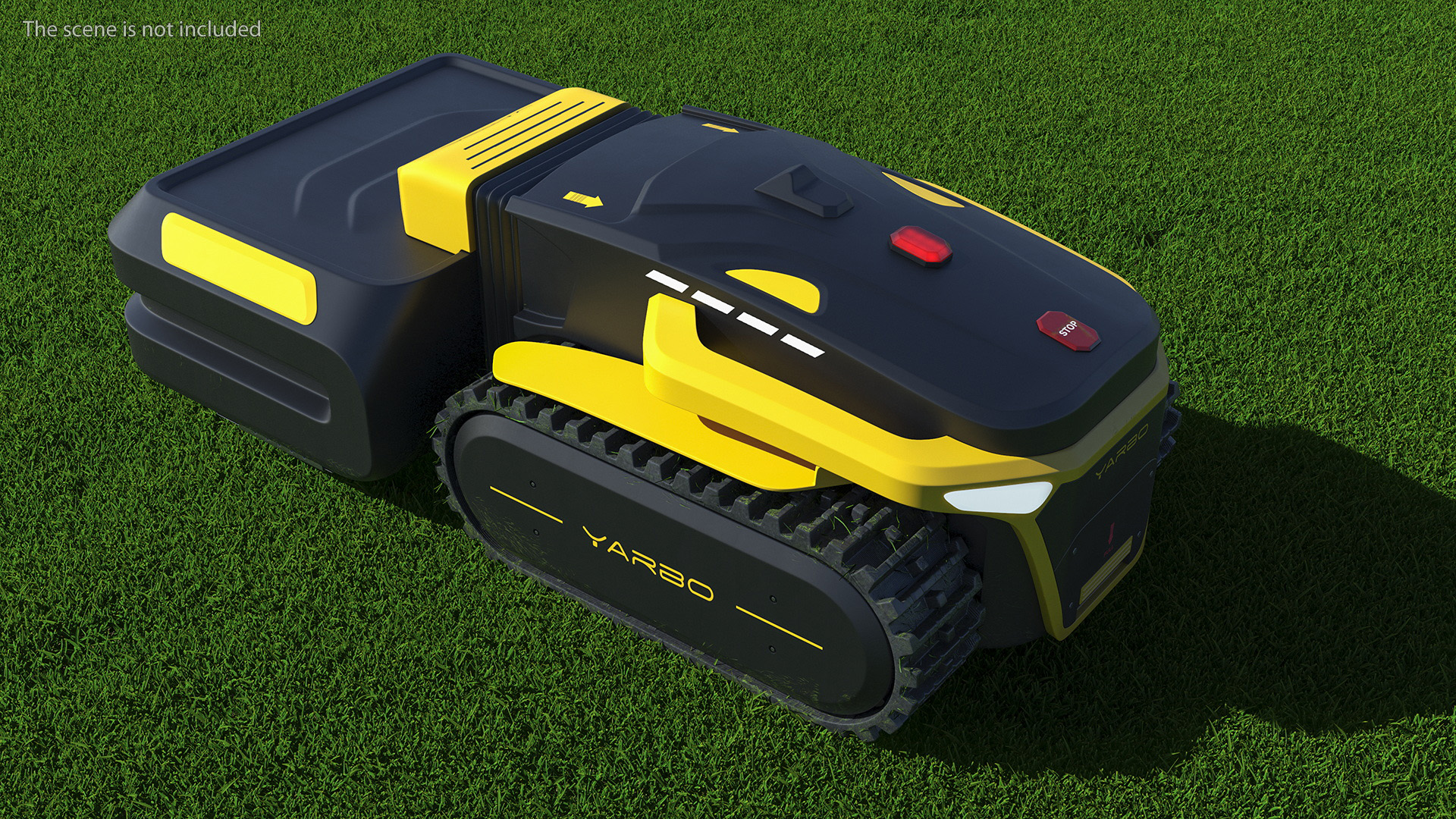 3D model Yarbo Lawn Mower M1 Mowing Robot Working