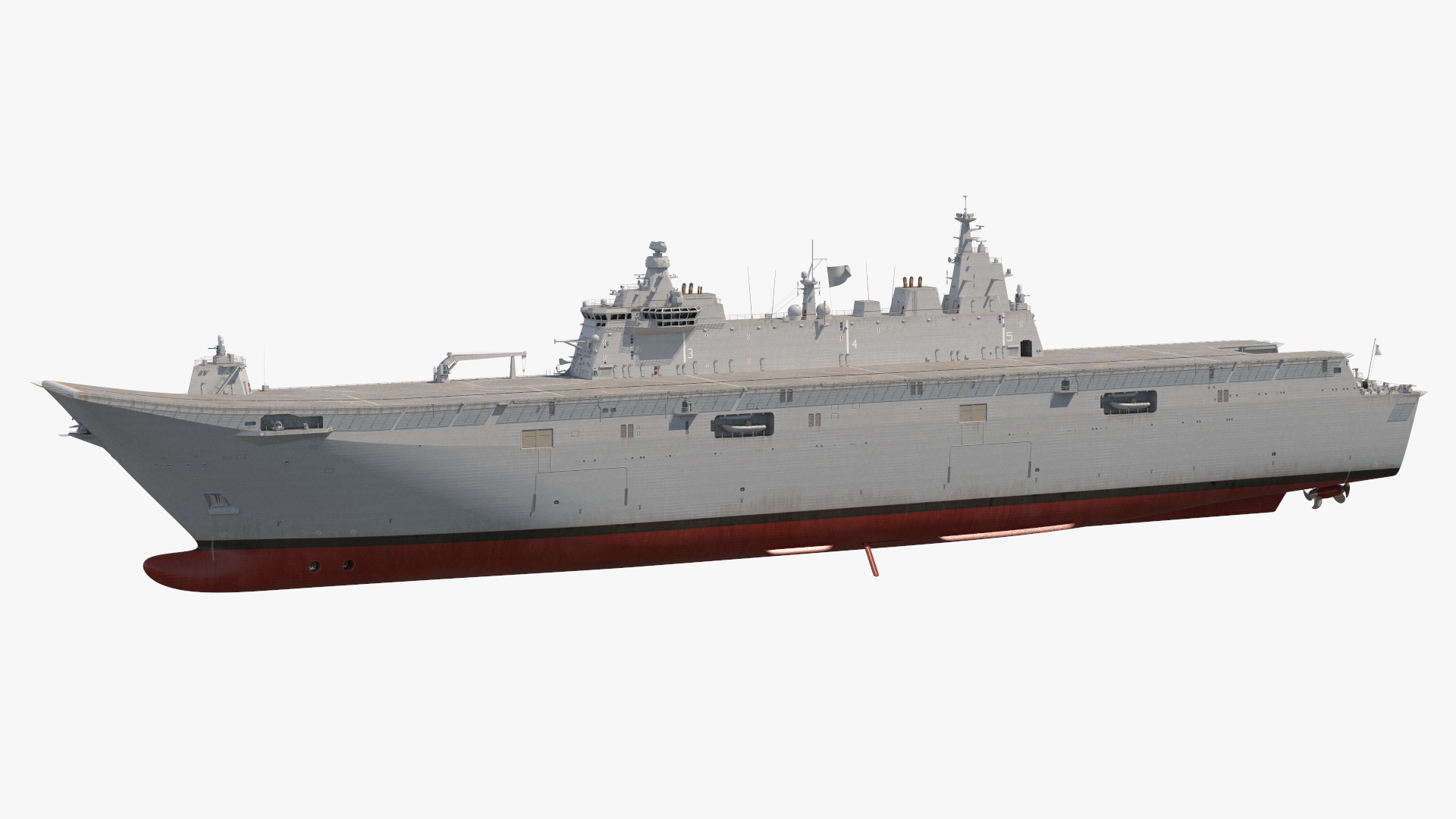 3D Military Naval Aircraft Carrier