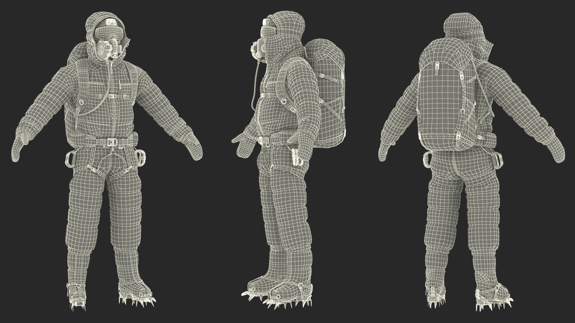 3D model Everest Climber