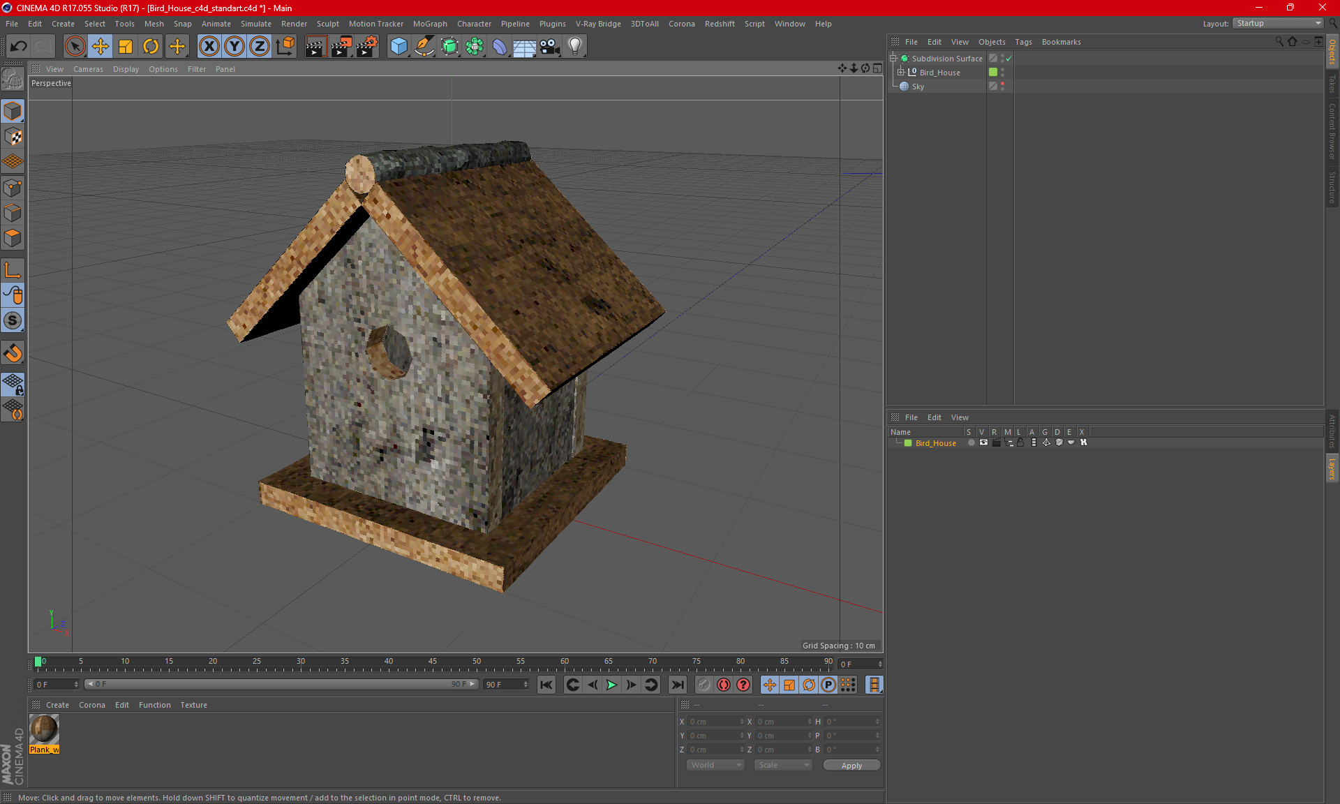 3D model Bird House