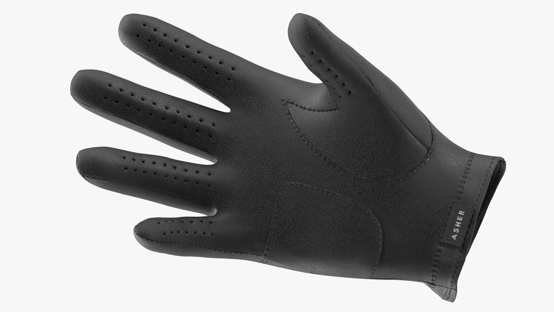 3D Black Premium Golf Gloves Asher