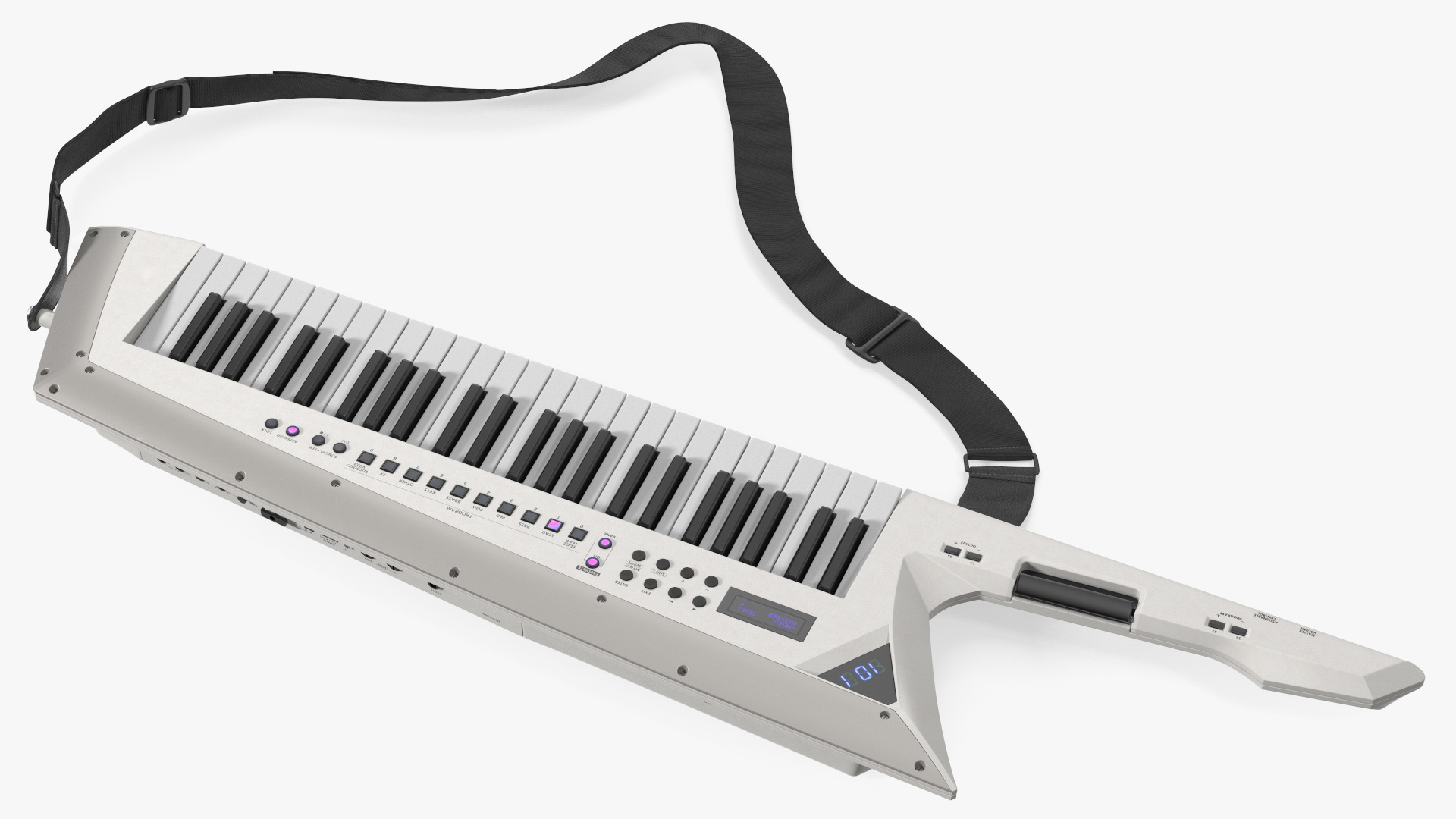 Keytar White 3D