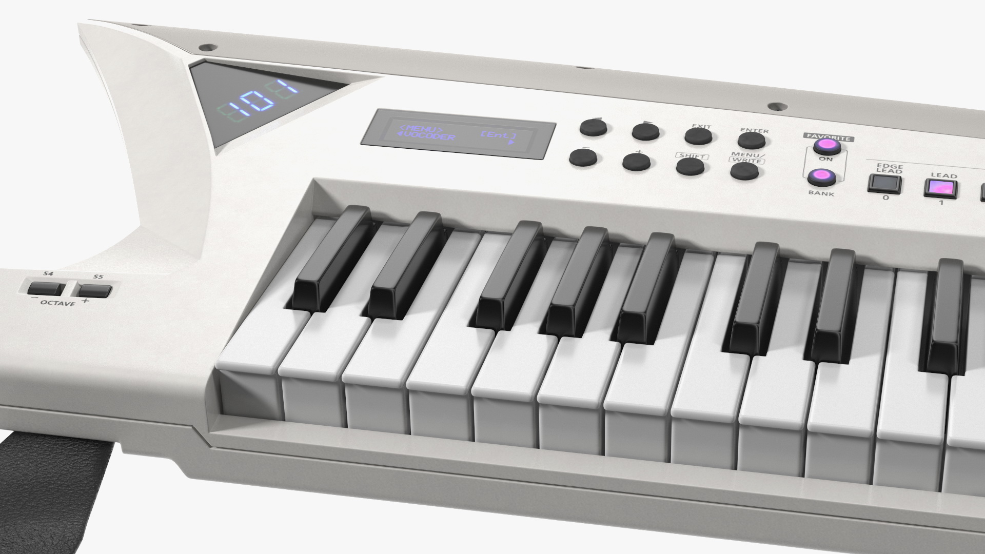 Keytar White 3D