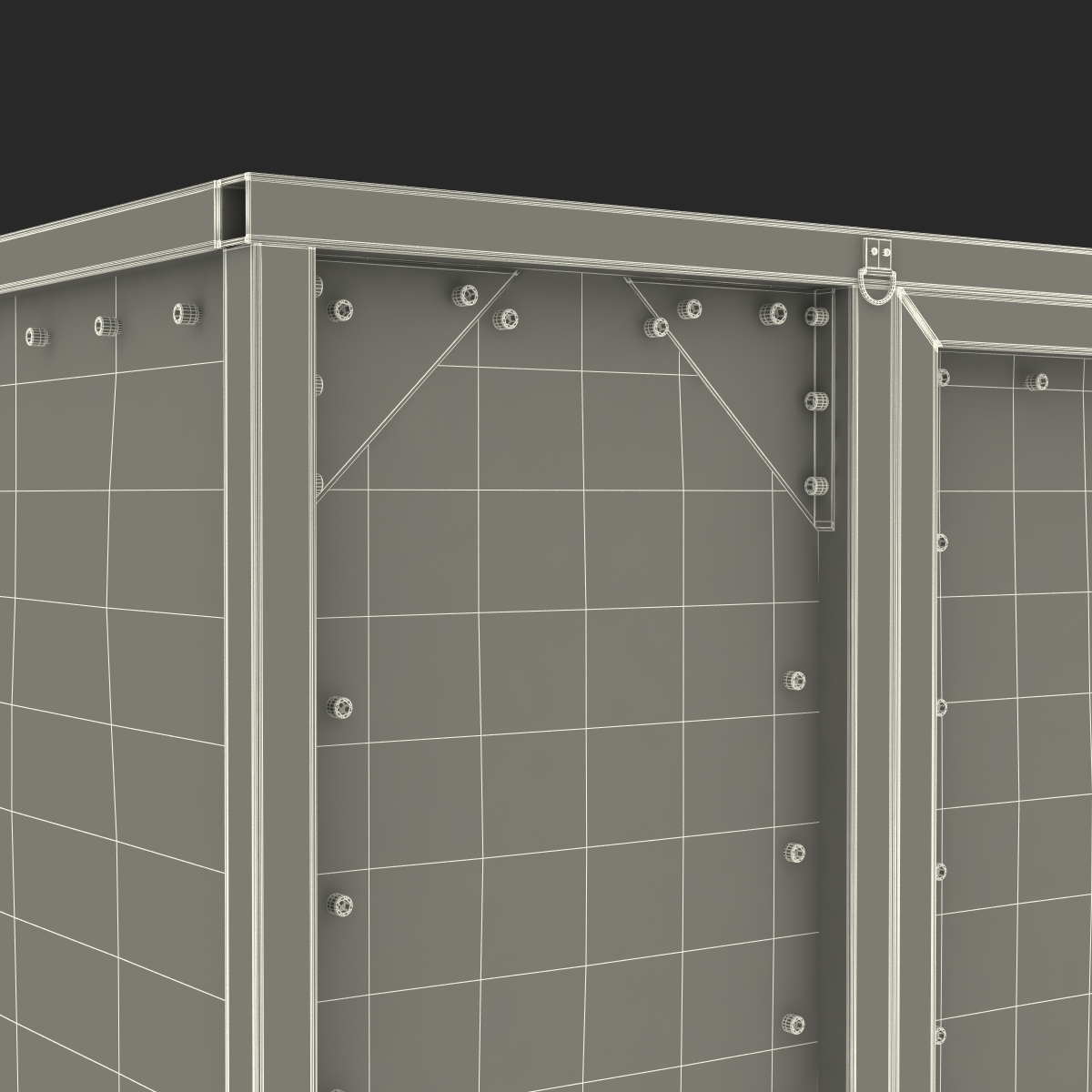 3D model Airport Container Iberia Cargo