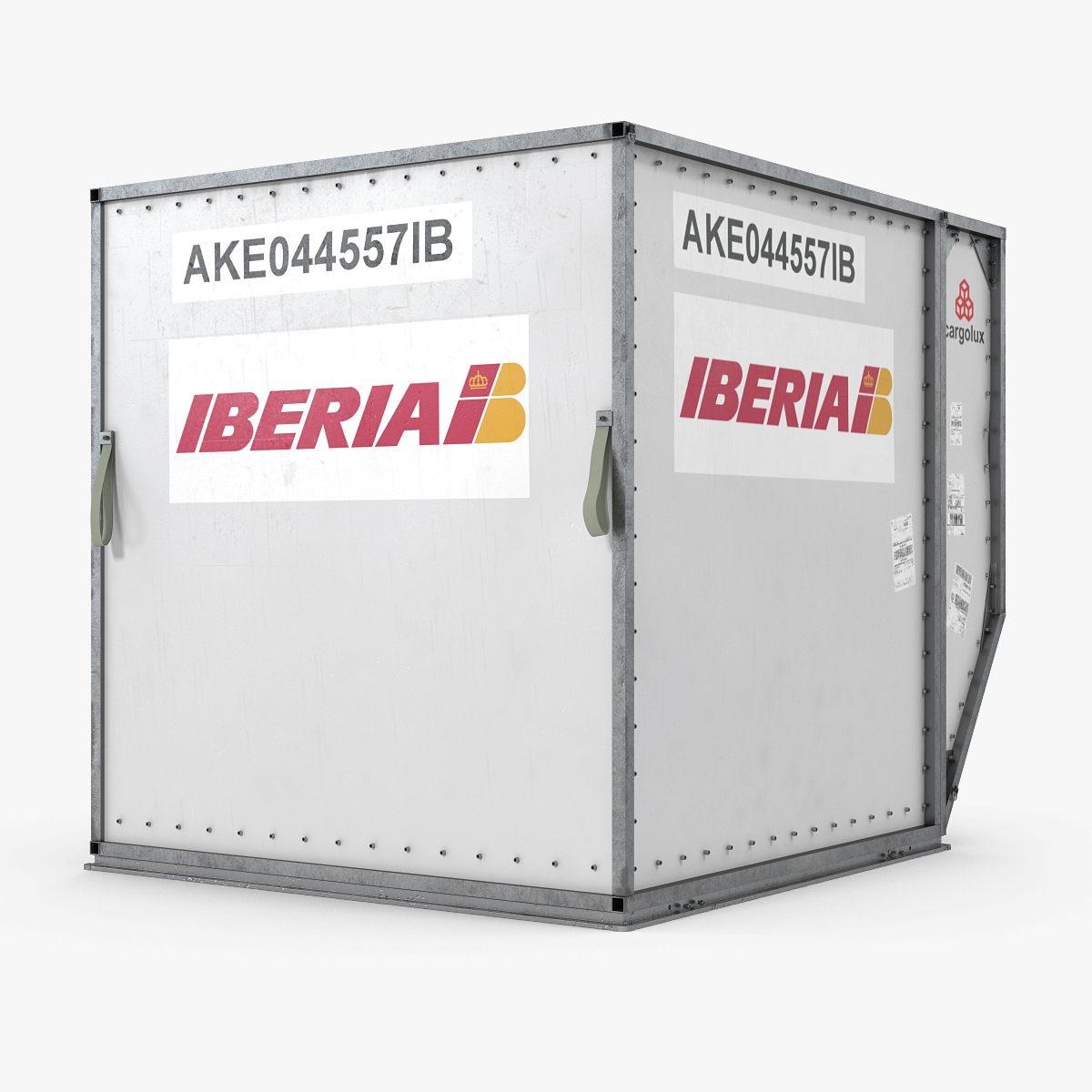 3D model Airport Container Iberia Cargo