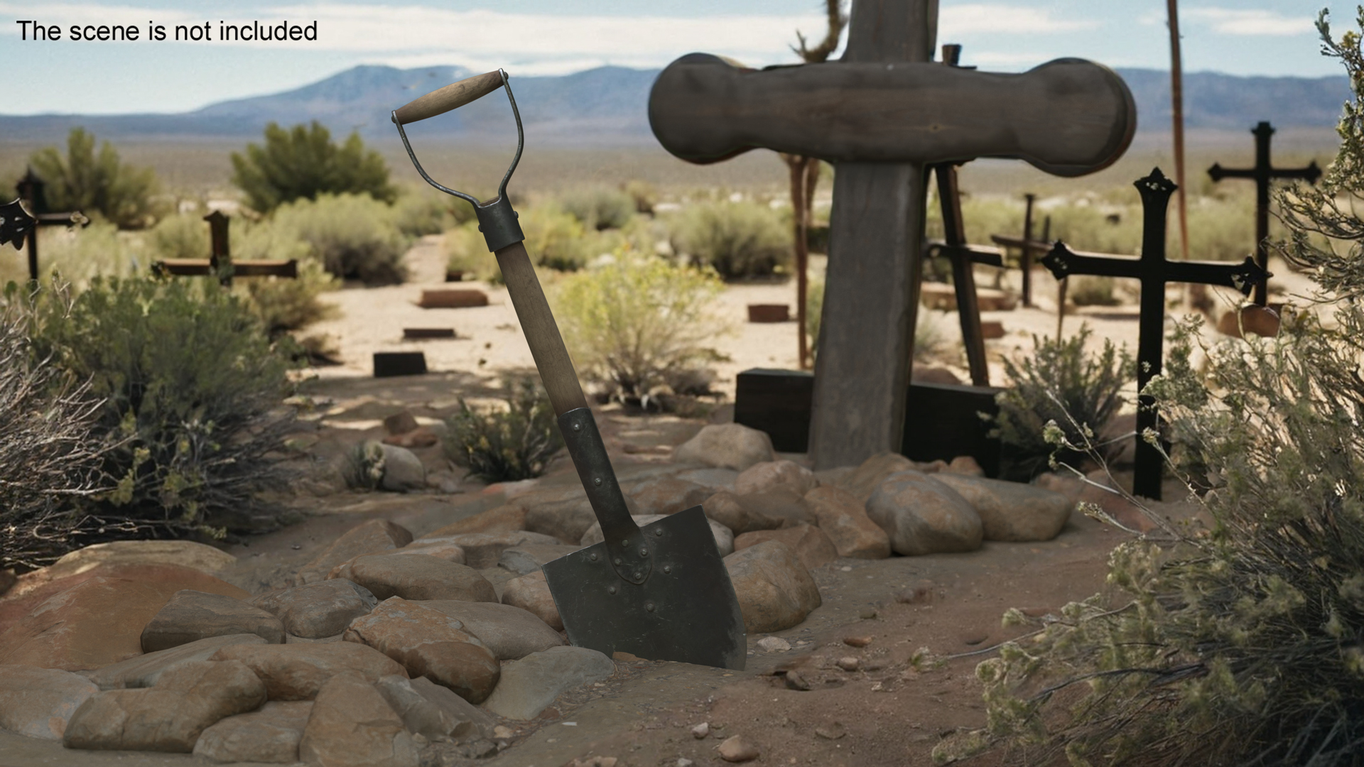 3D model Old Shovel