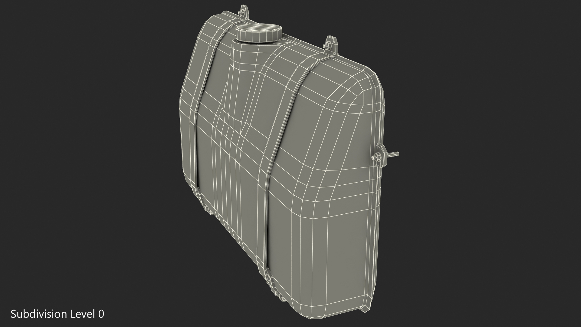 Rusty Gas Tank 3D model