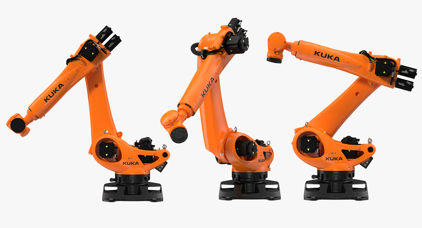 3D model Kuka KR 210 R3100 Ultra Rigged