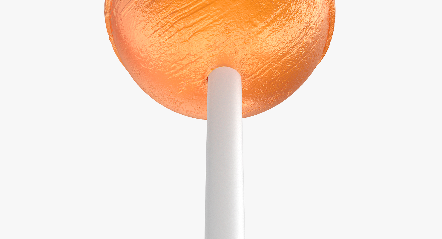 3D model Lollipop Orange