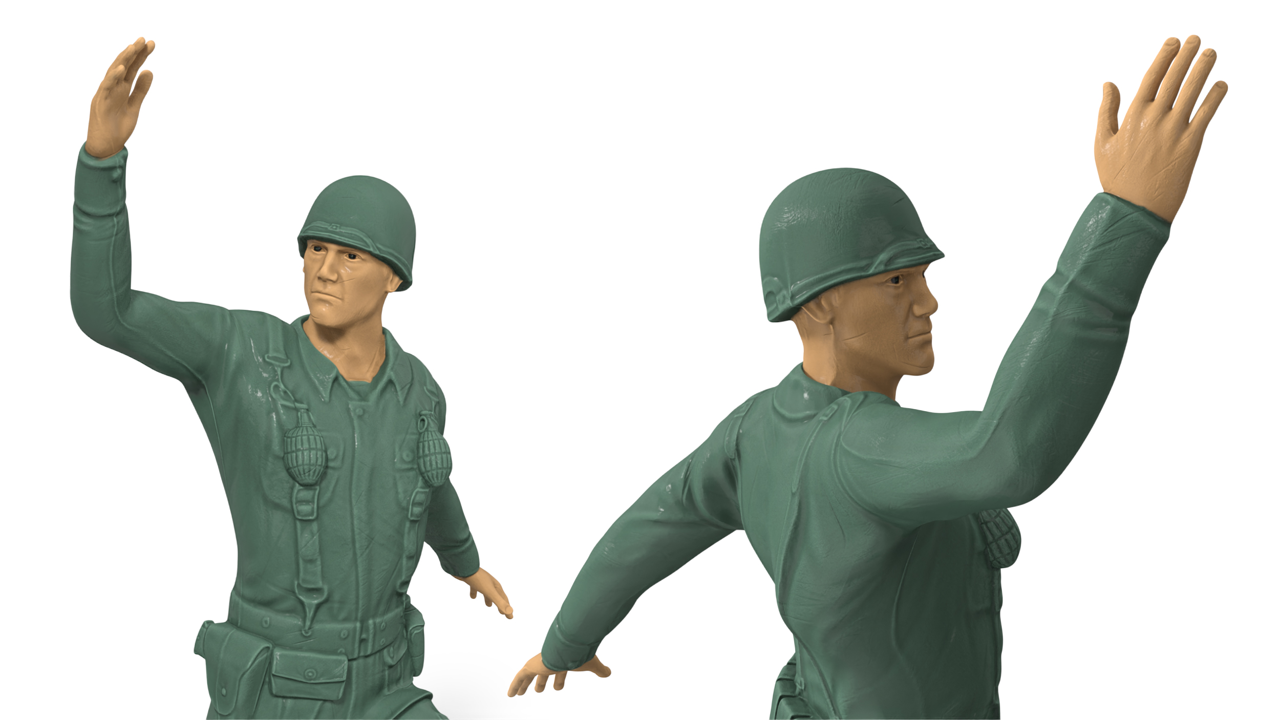 Toy Soldier Assault 3D model