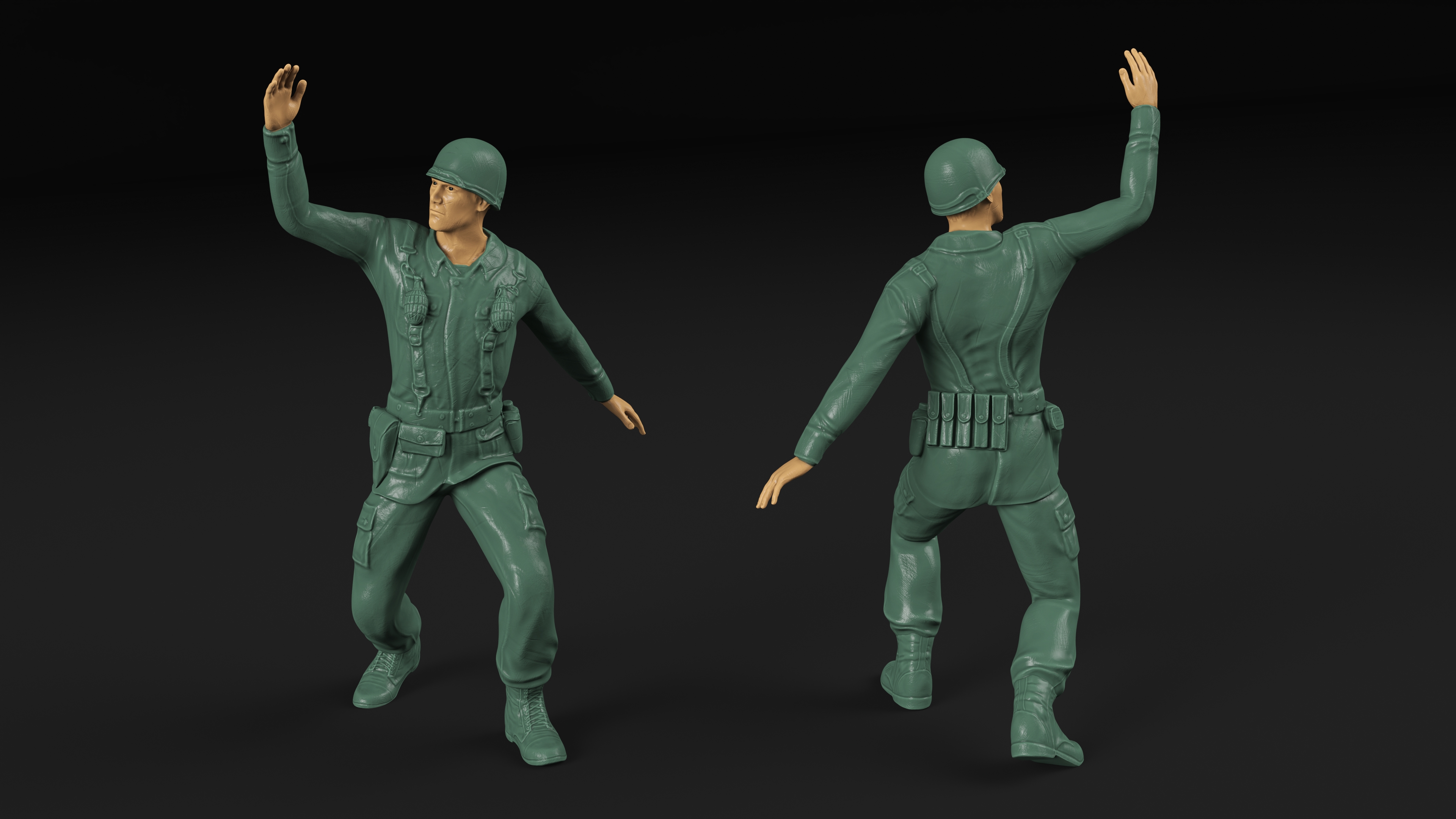 Toy Soldier Assault 3D model