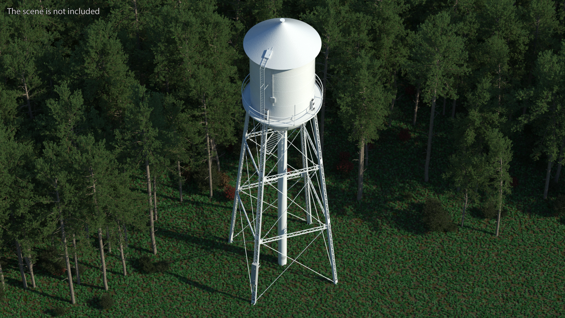 3D model Water Tower No1