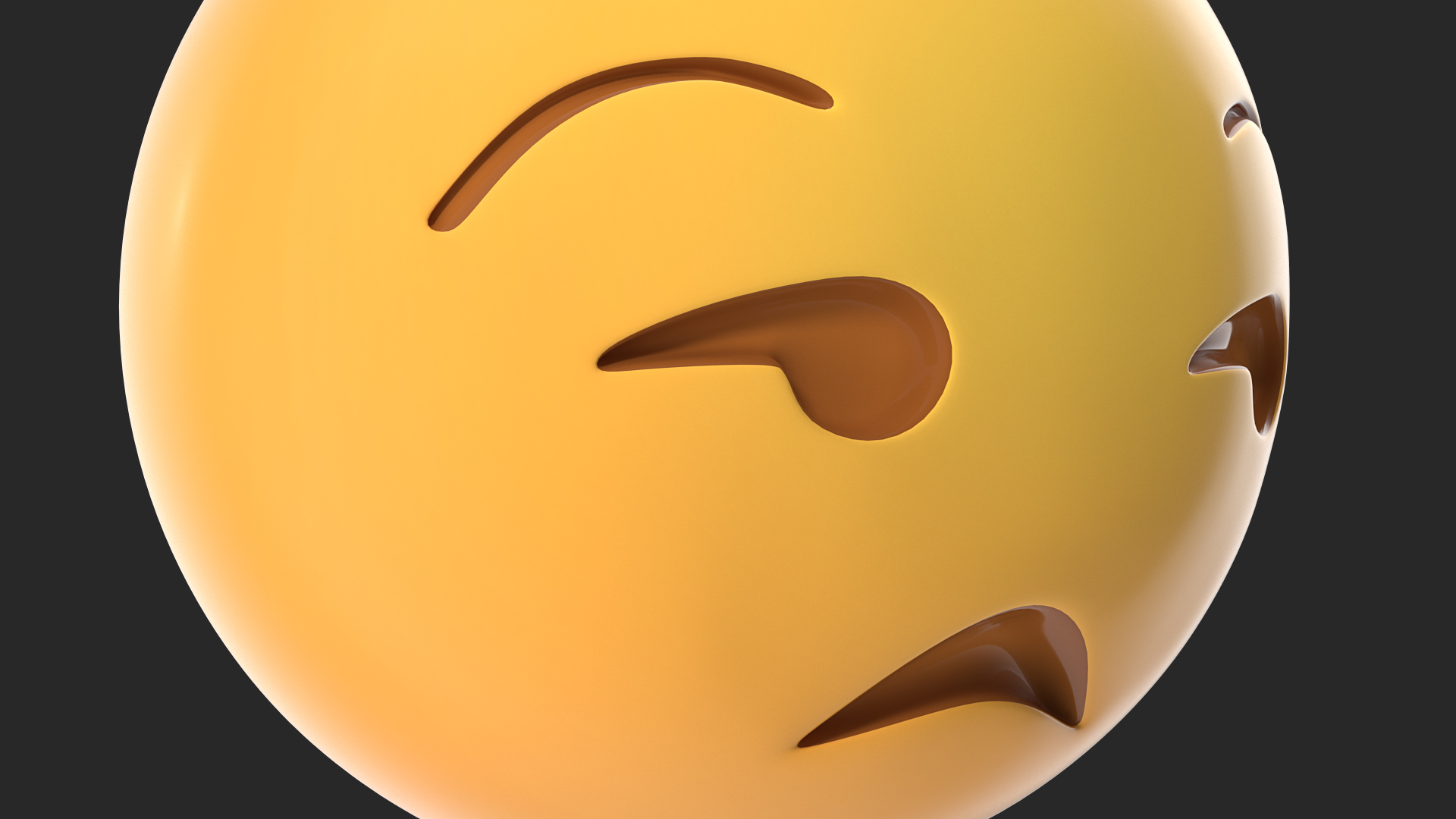 Unamused Emoji 3D model