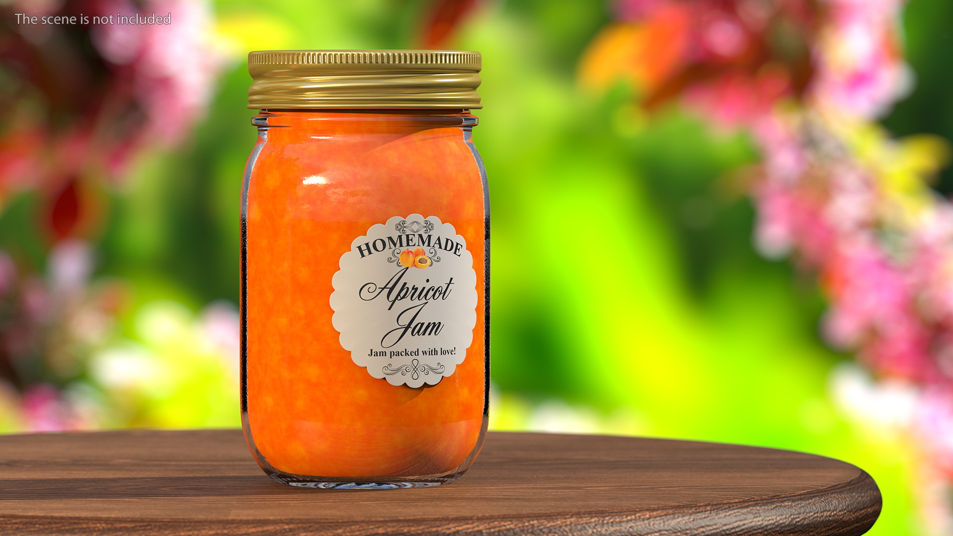 3D model Jam Jar Apricot