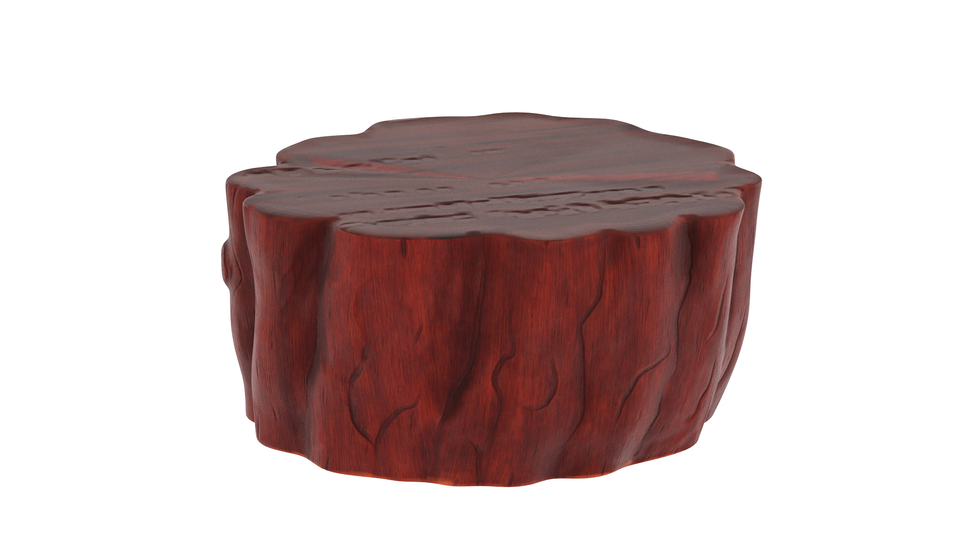 Low Cartoon Stump 3D