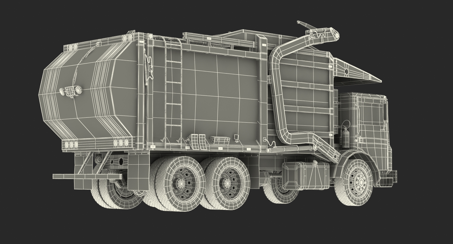 Trash Truck Generic 3D model