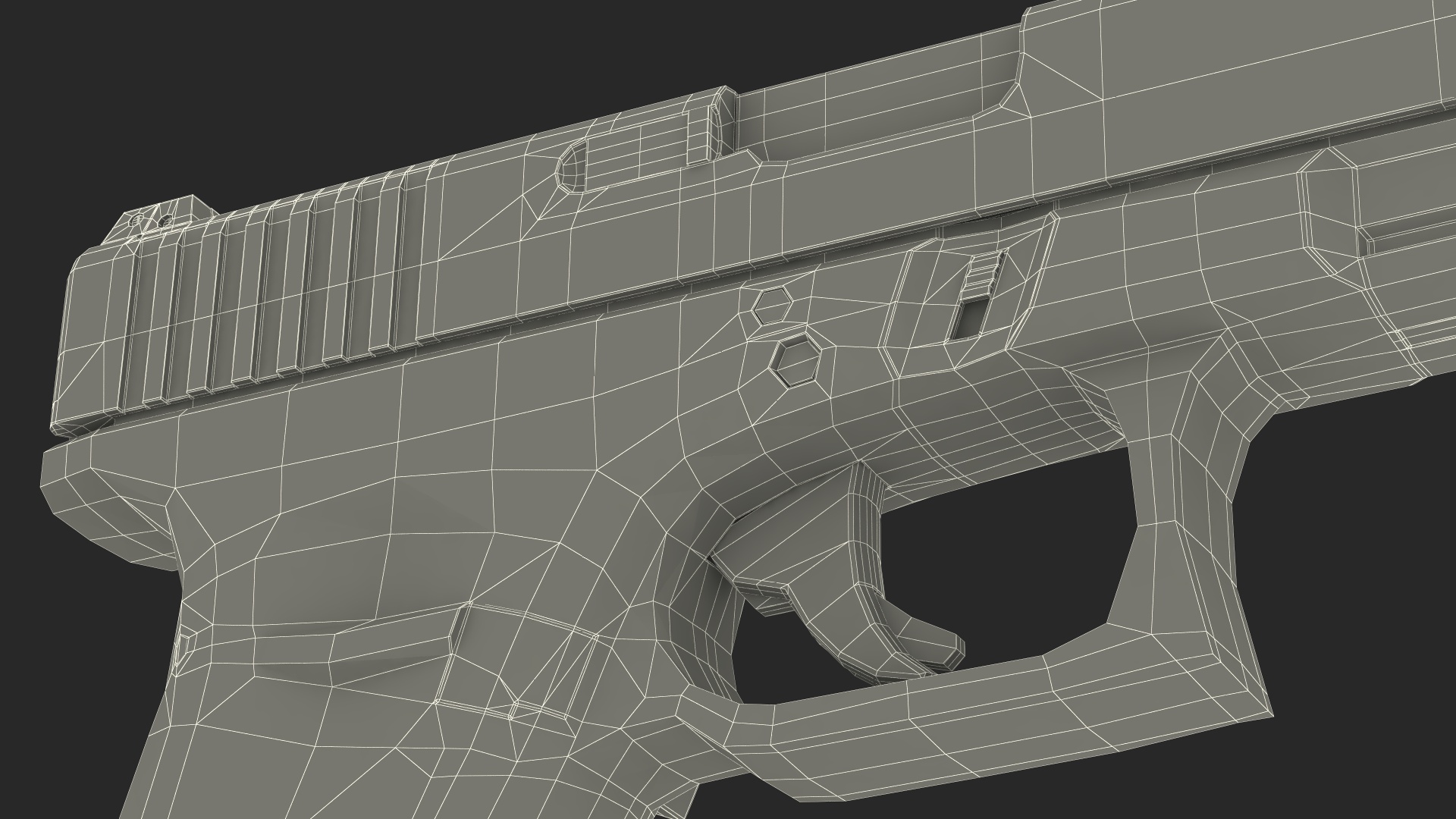 Competition Firearm 3D model