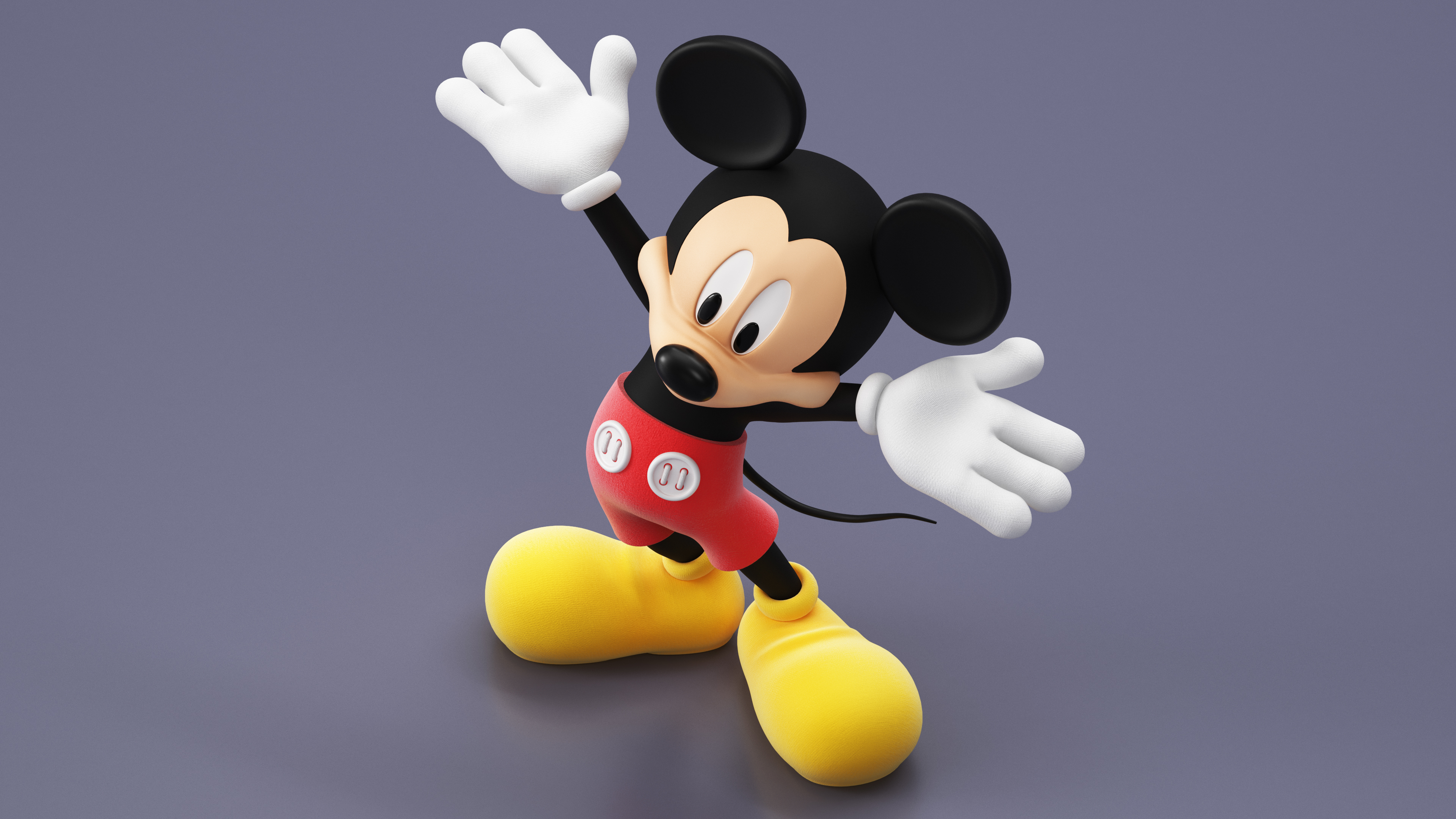 3D Happy Mickey Mouse Character model