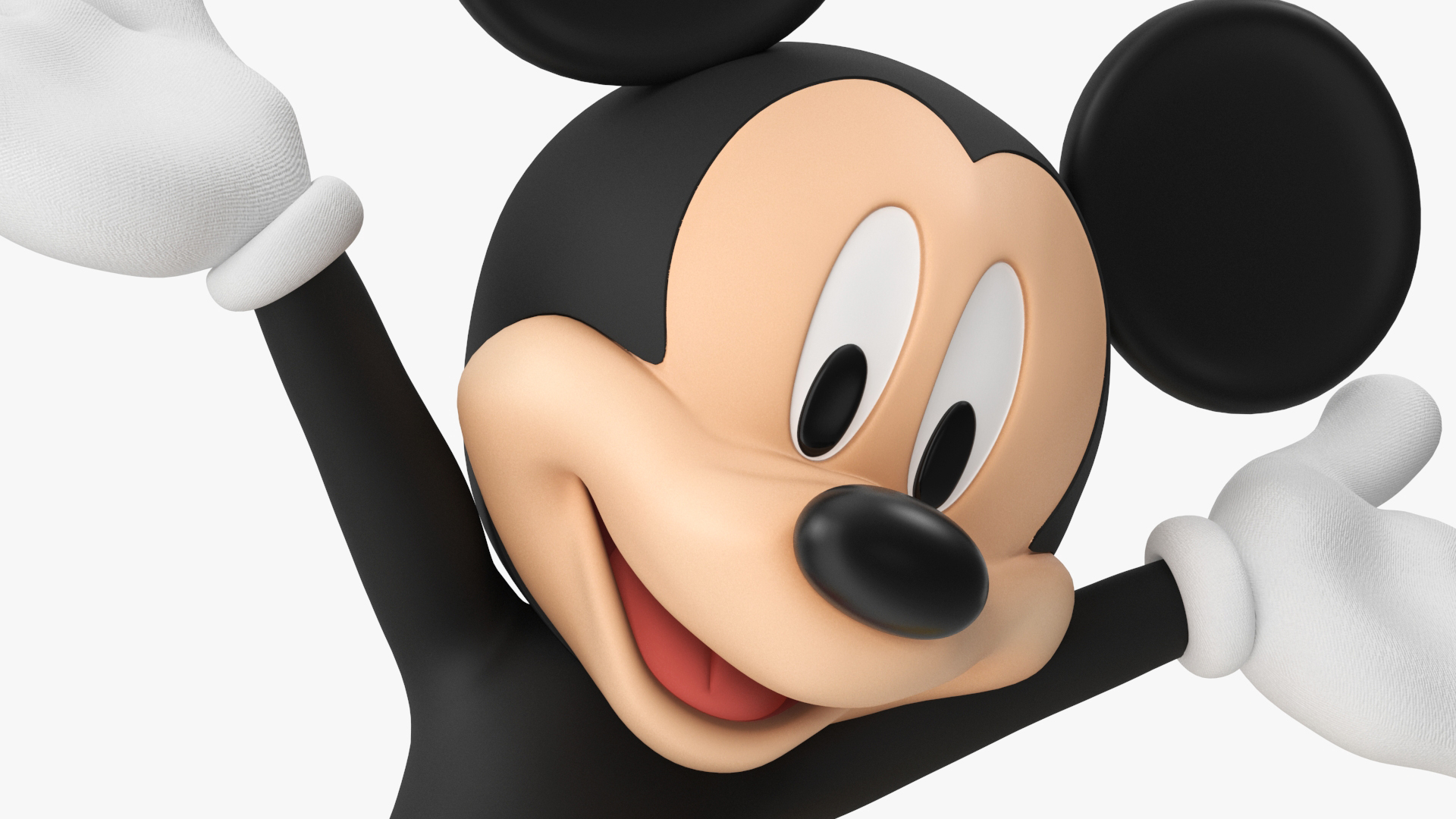 3D Happy Mickey Mouse Character model