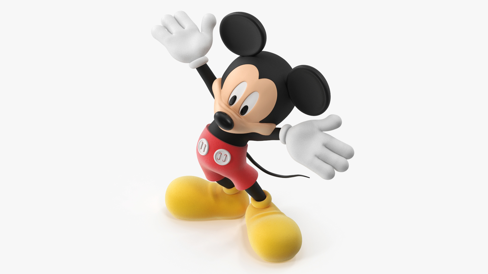 3D Happy Mickey Mouse Character model