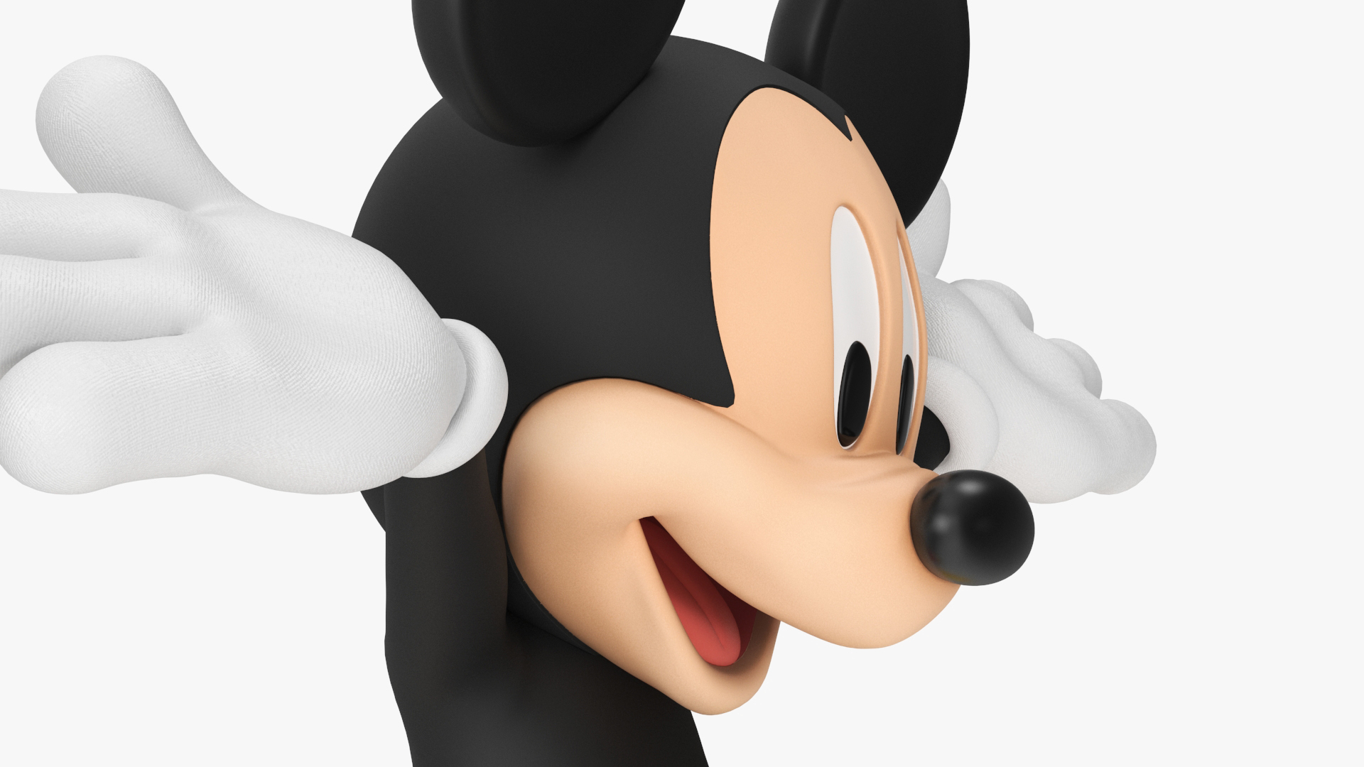 3D Happy Mickey Mouse Character model