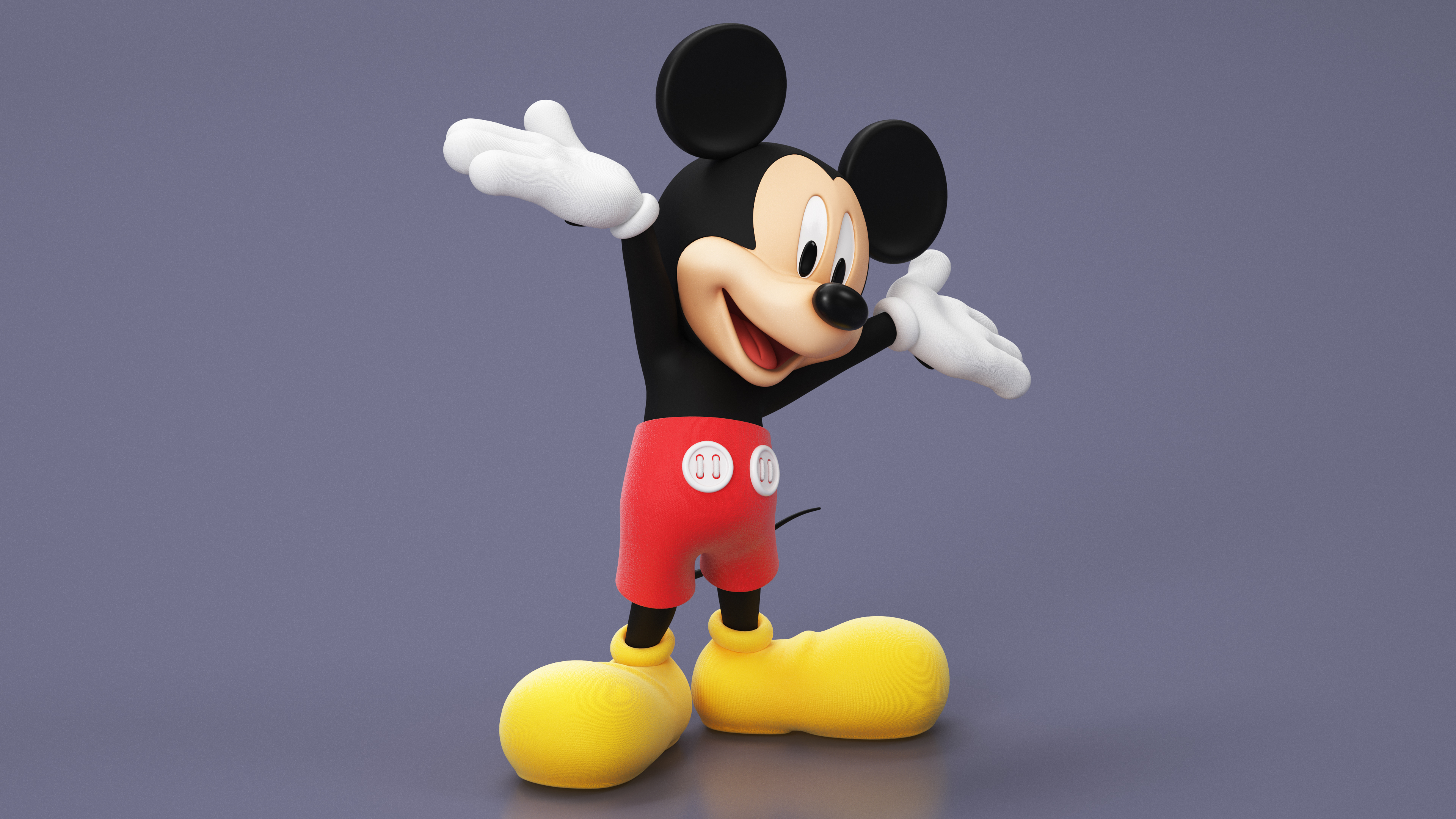 3D Happy Mickey Mouse Character model