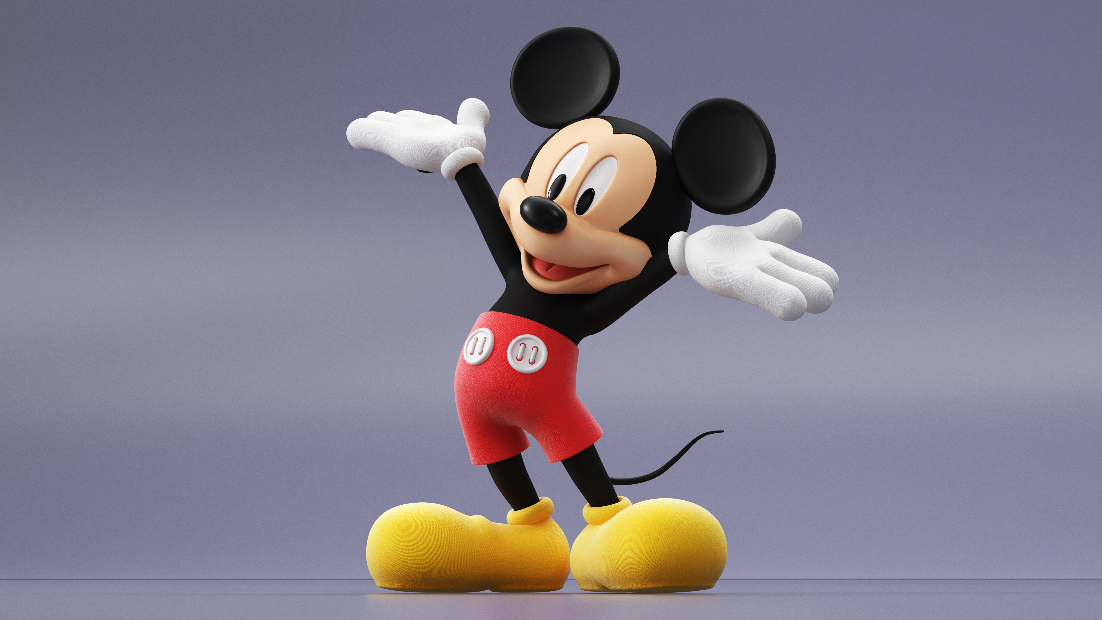 3D Happy Mickey Mouse Character model