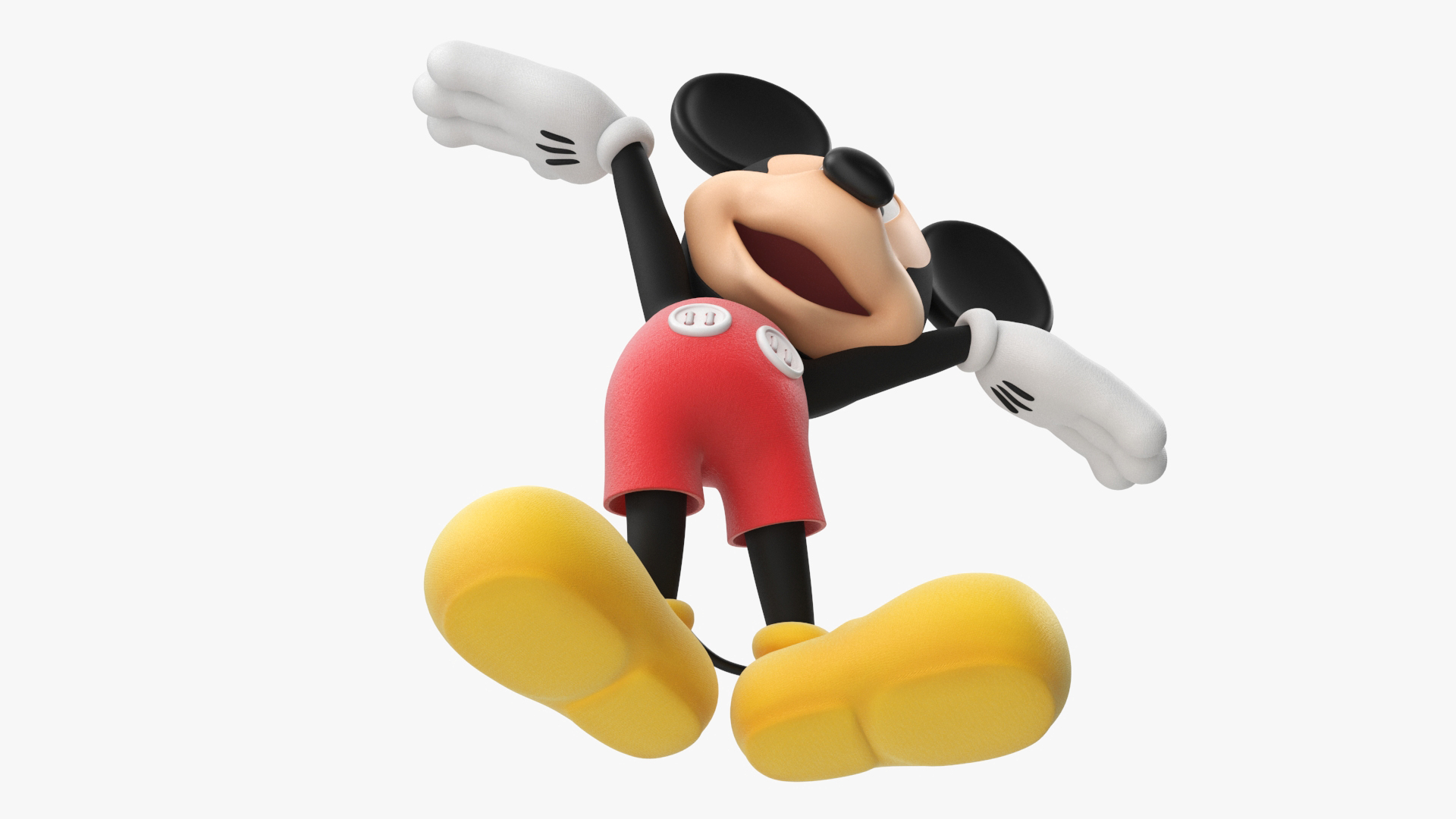 3D Happy Mickey Mouse Character model