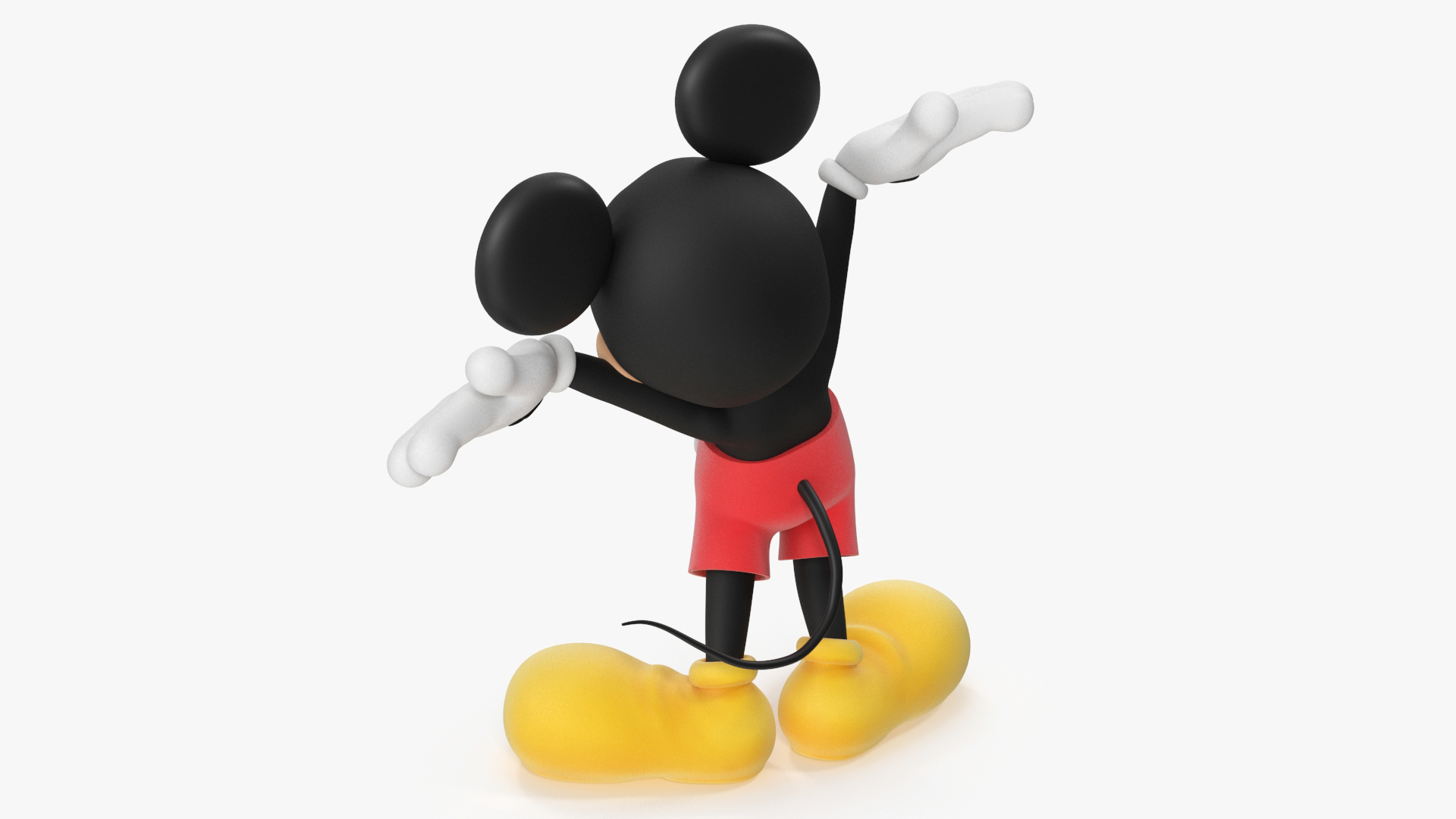 3D Happy Mickey Mouse Character model