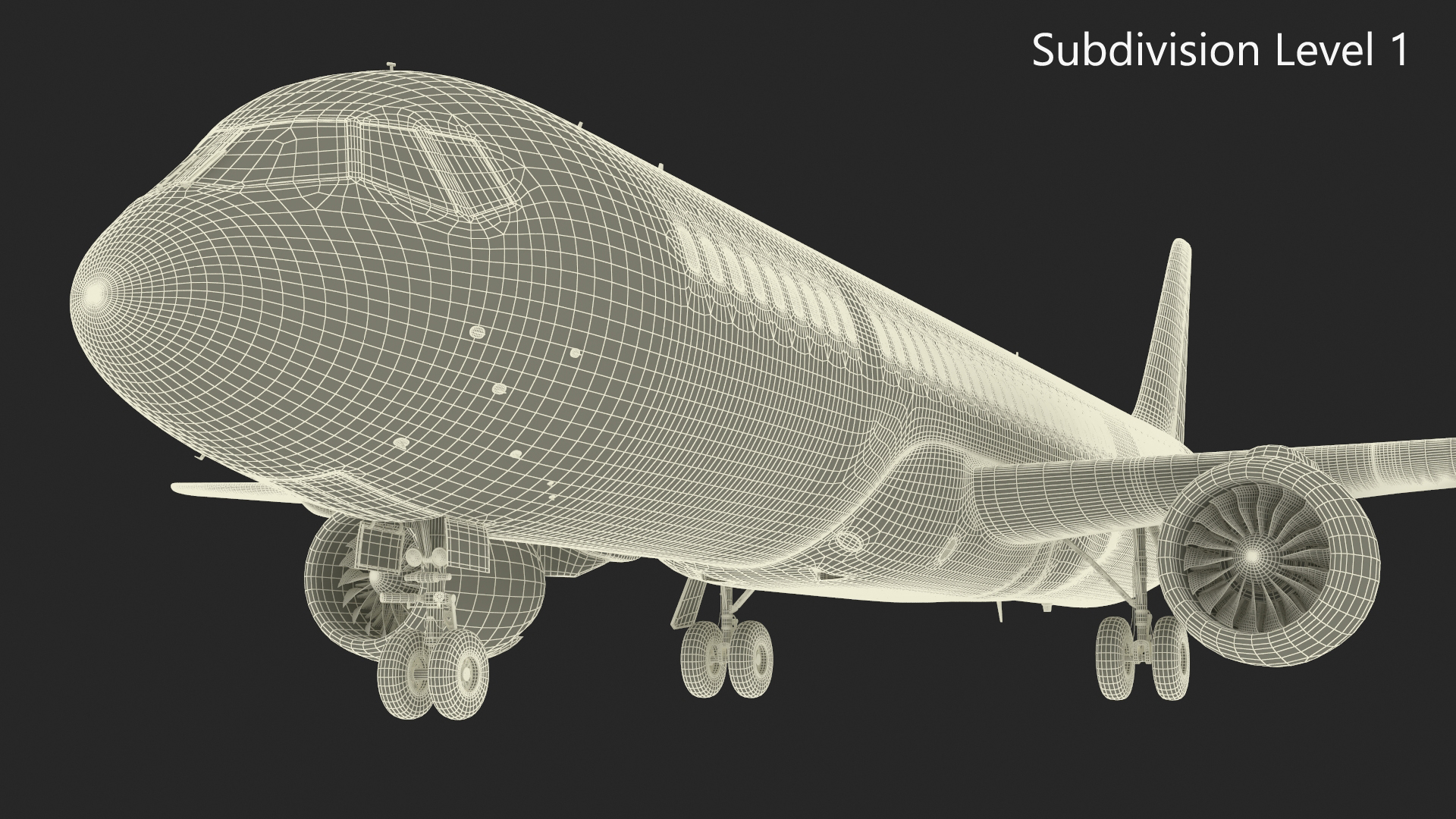 3D Single Aisle Airliner