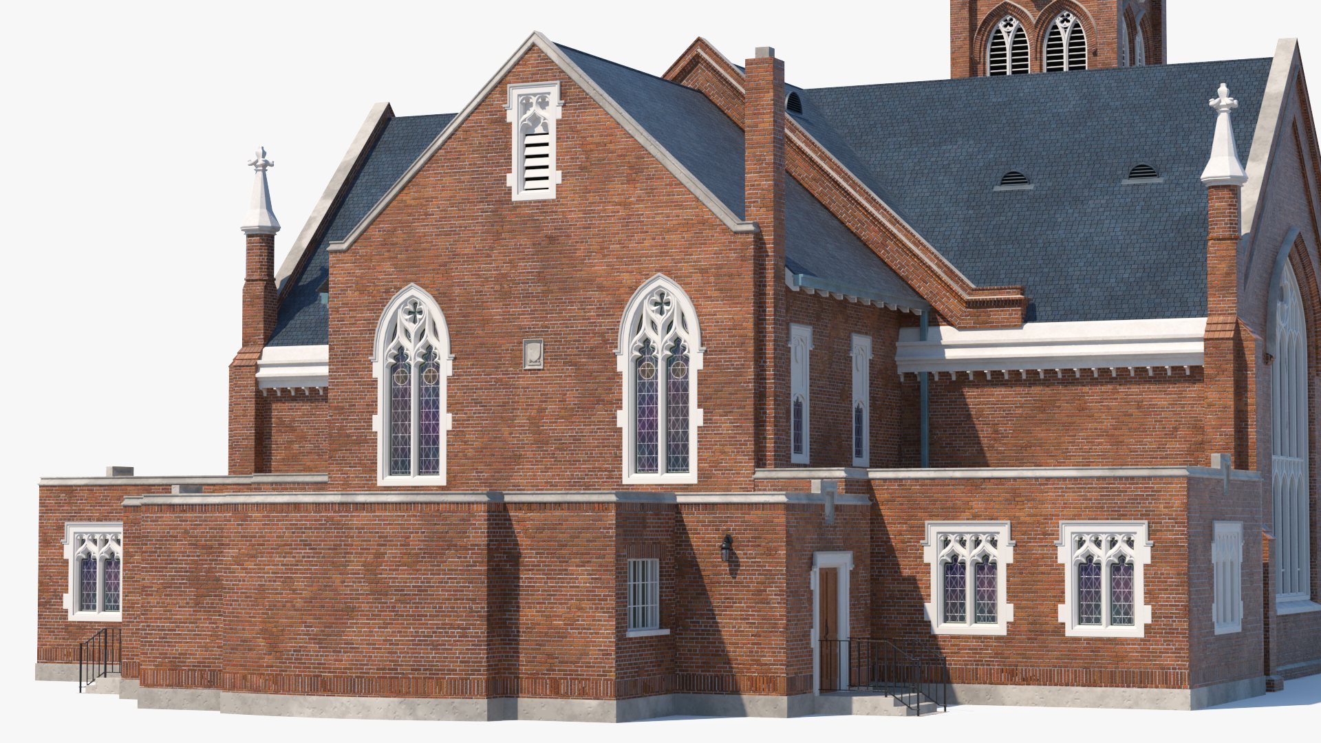 3D model Vincent Ferrer Catholic Church