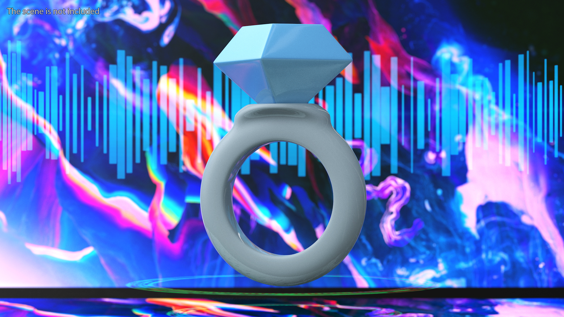 3D model Ring Emoji