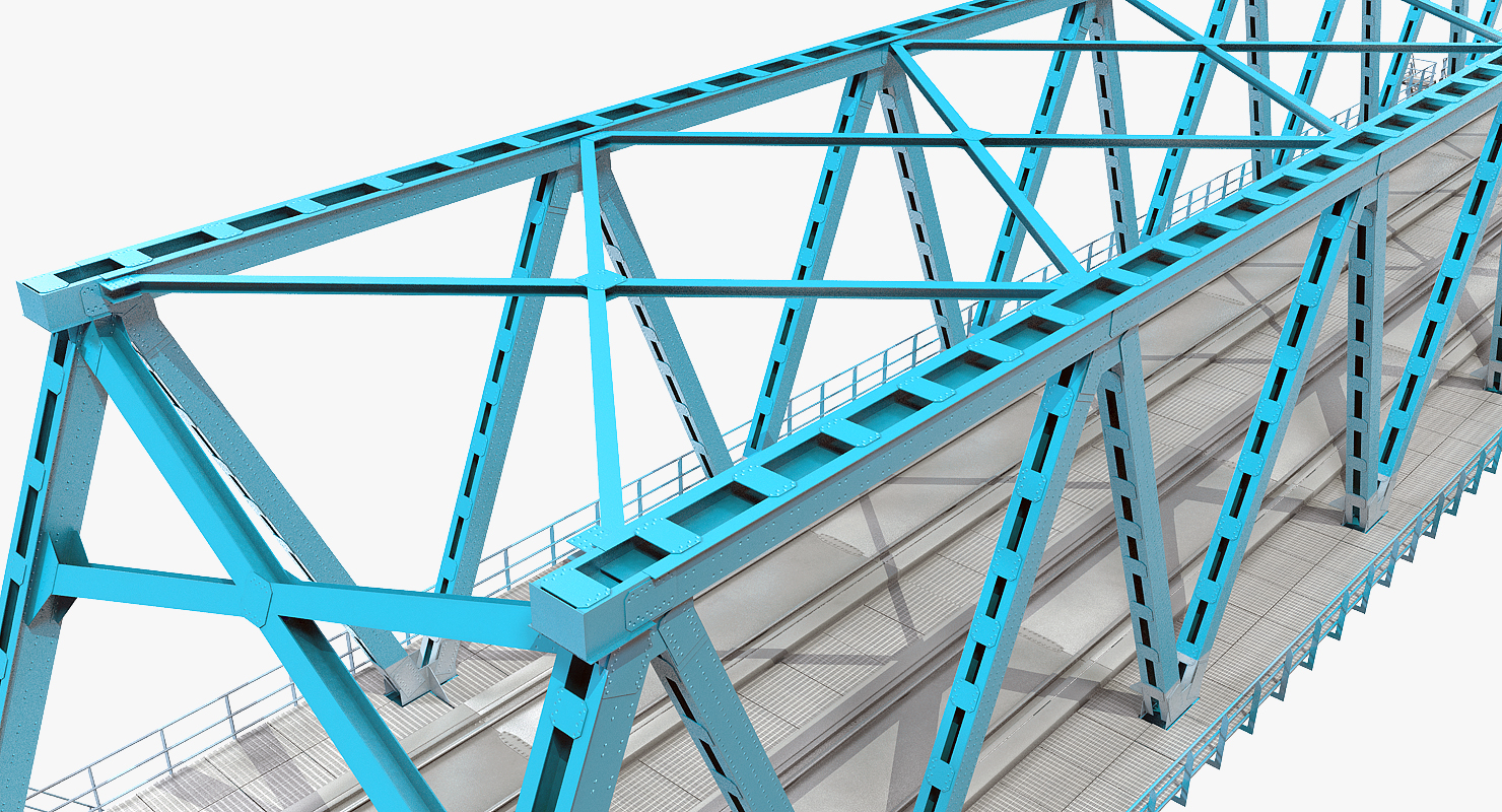 Railway Bridge Section 3D