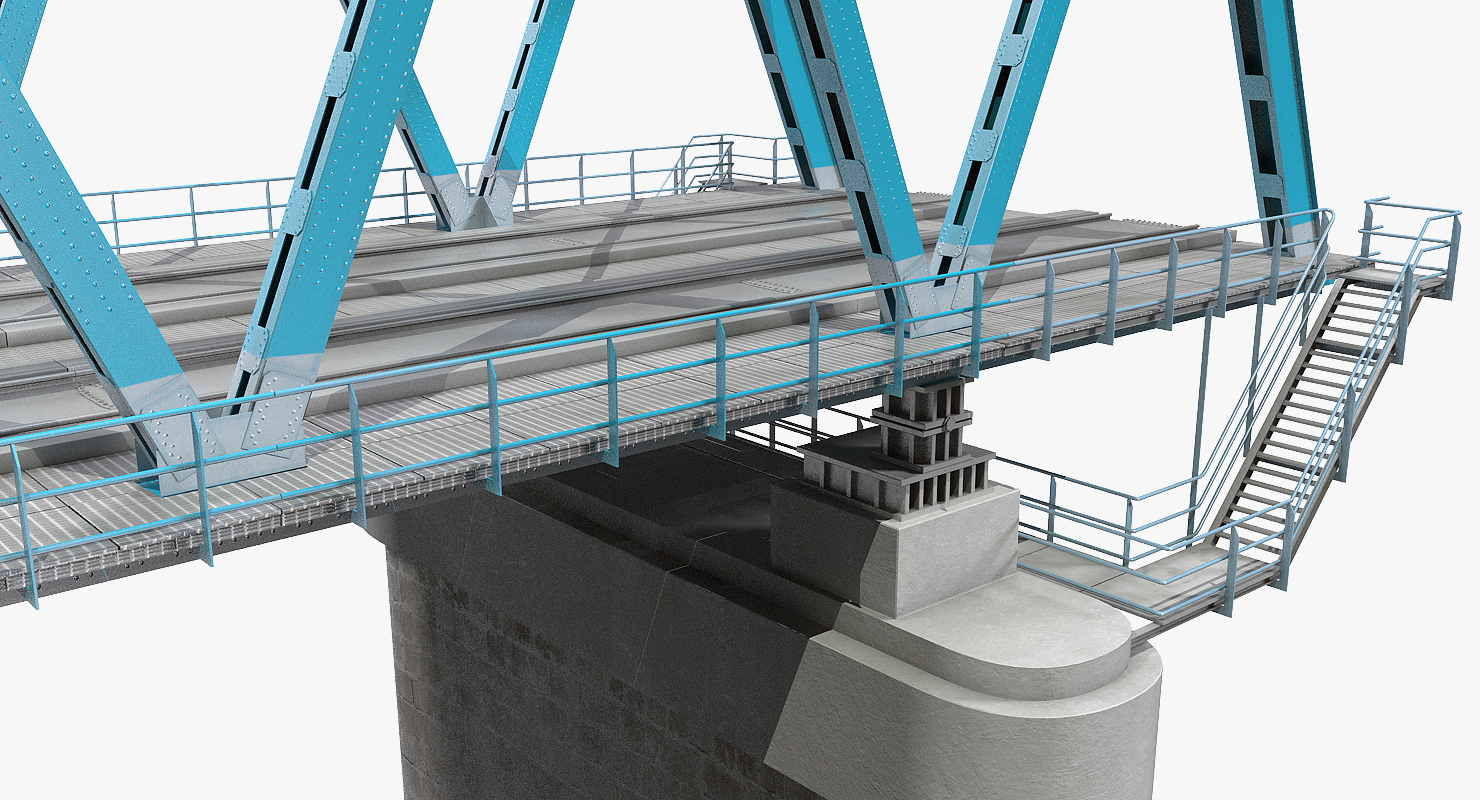 Railway Bridge Section 3D