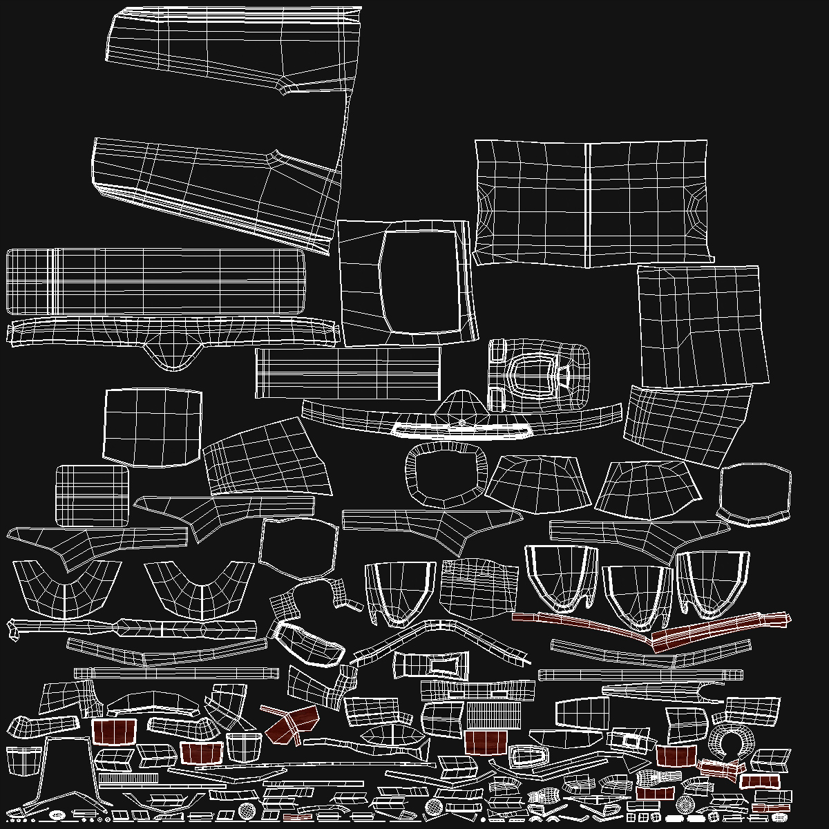 3D Automotive Scissor Lift and Generic SUV 2 Rigged model