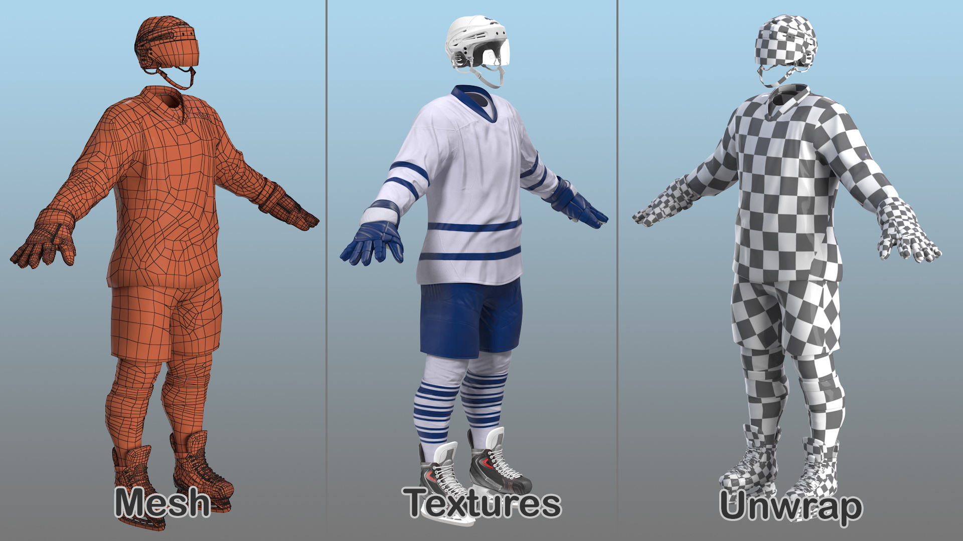 Hockey Equipment Generic 3D model