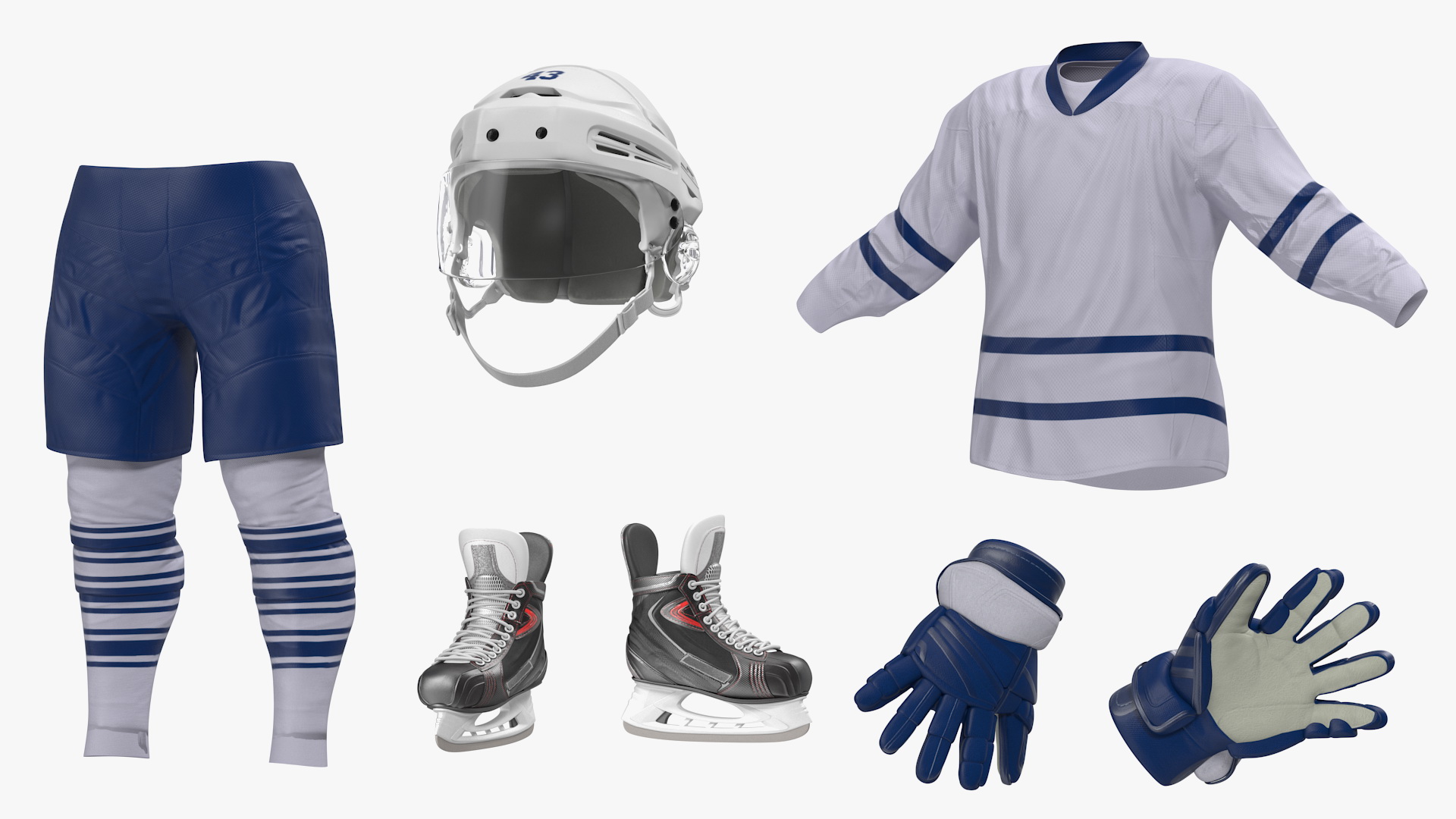 Hockey Equipment Generic 3D model