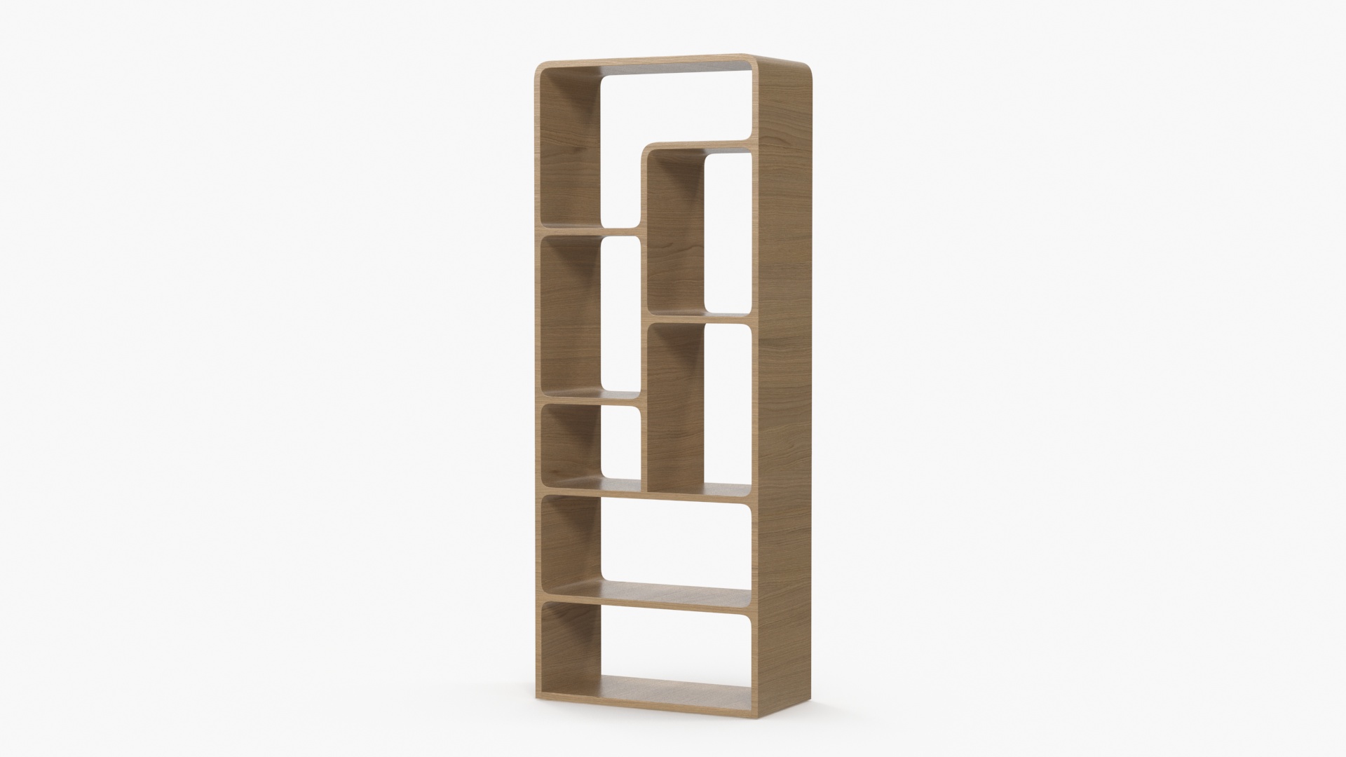 3D Designer Bookshelf Furniture model