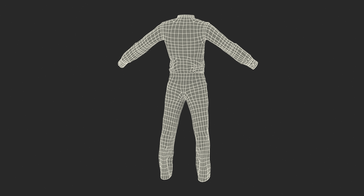 3D Male Figure Skater Costume 3 model