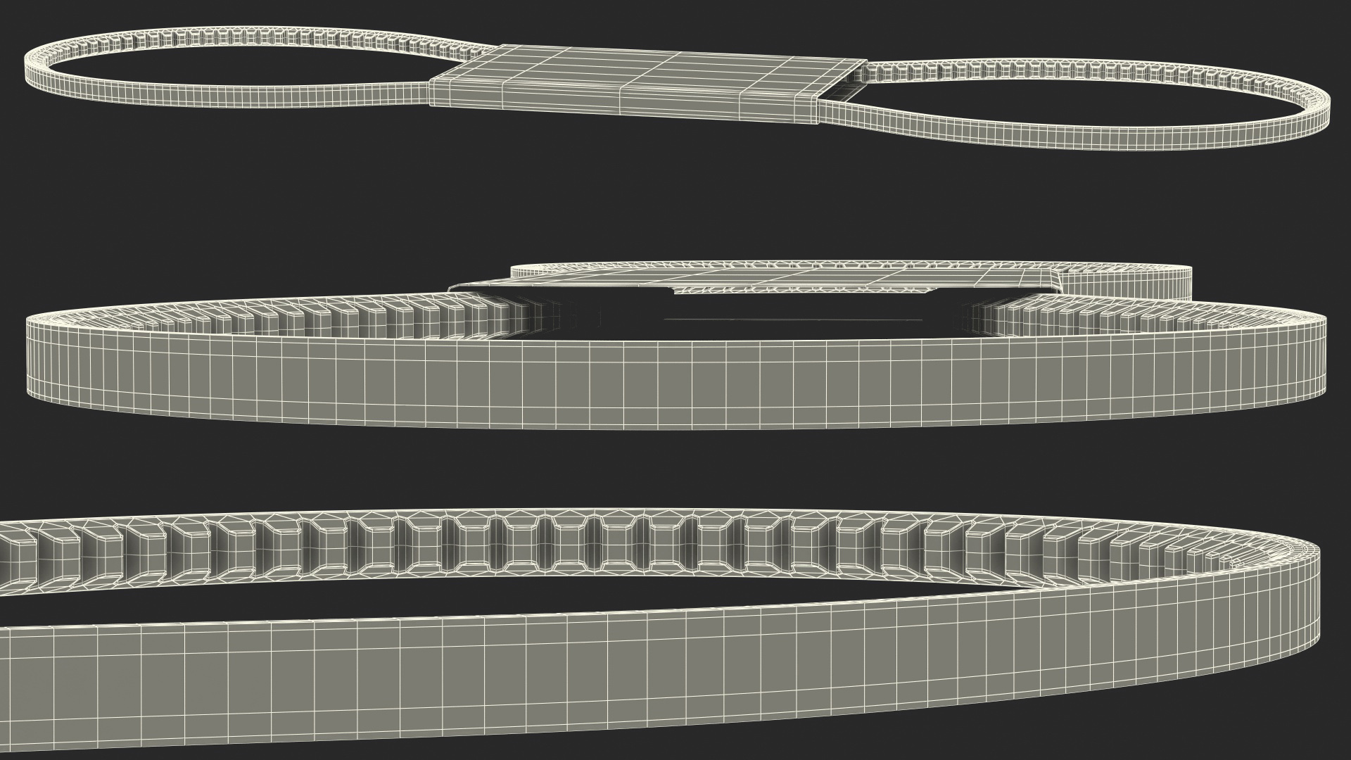 Accessory Drive V Belt Packed 3D model