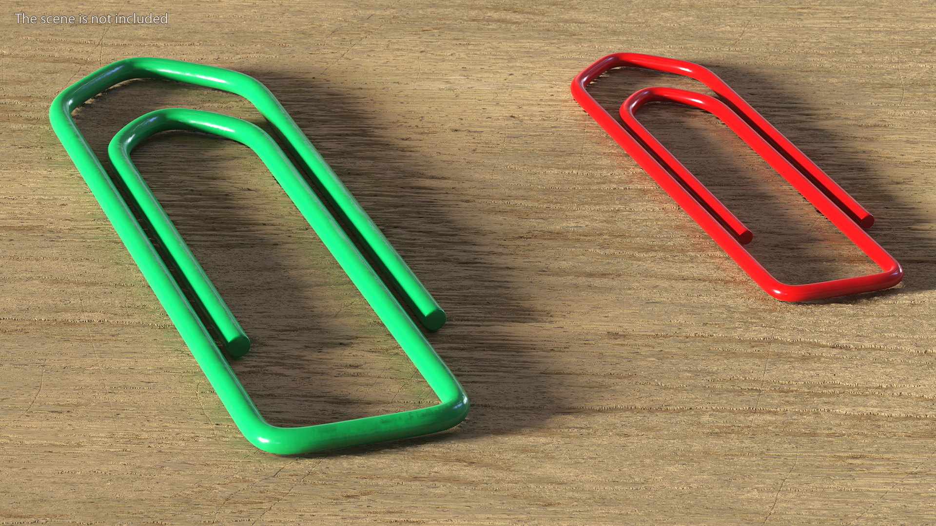 Paper Clip Boat Shape Color 3D