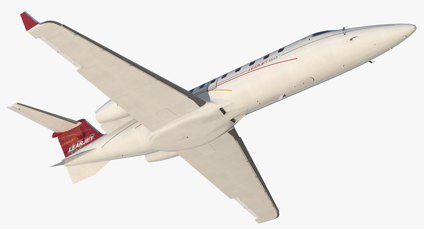 3D Bombardier Learjet 45XR model