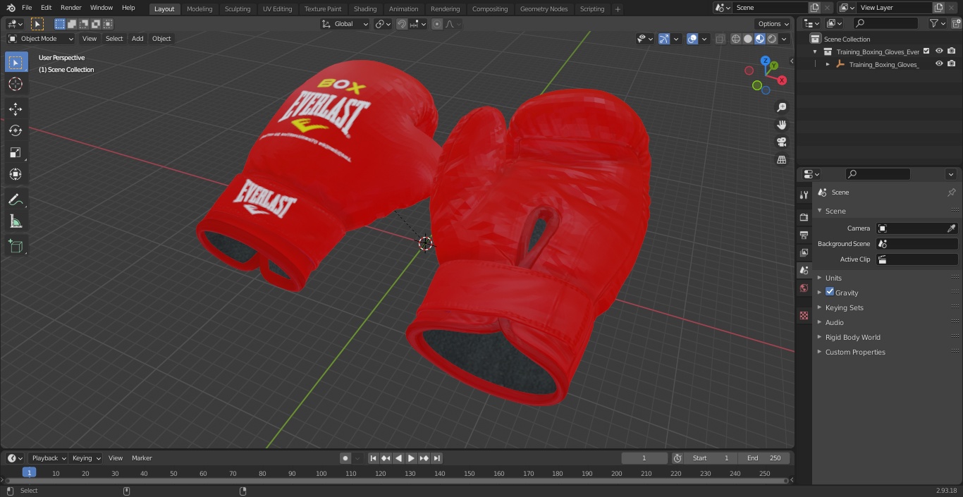 3D Training Boxing Gloves Everlast