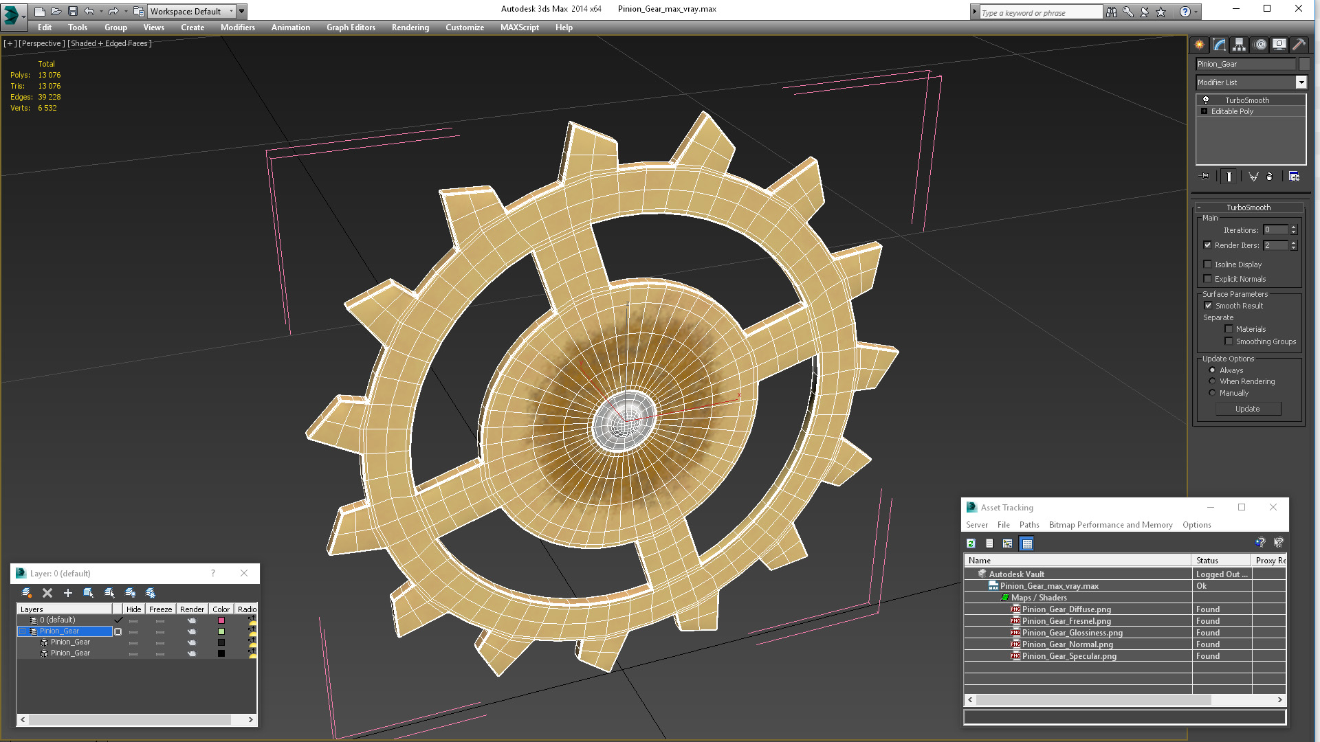 3D Pinion Gear