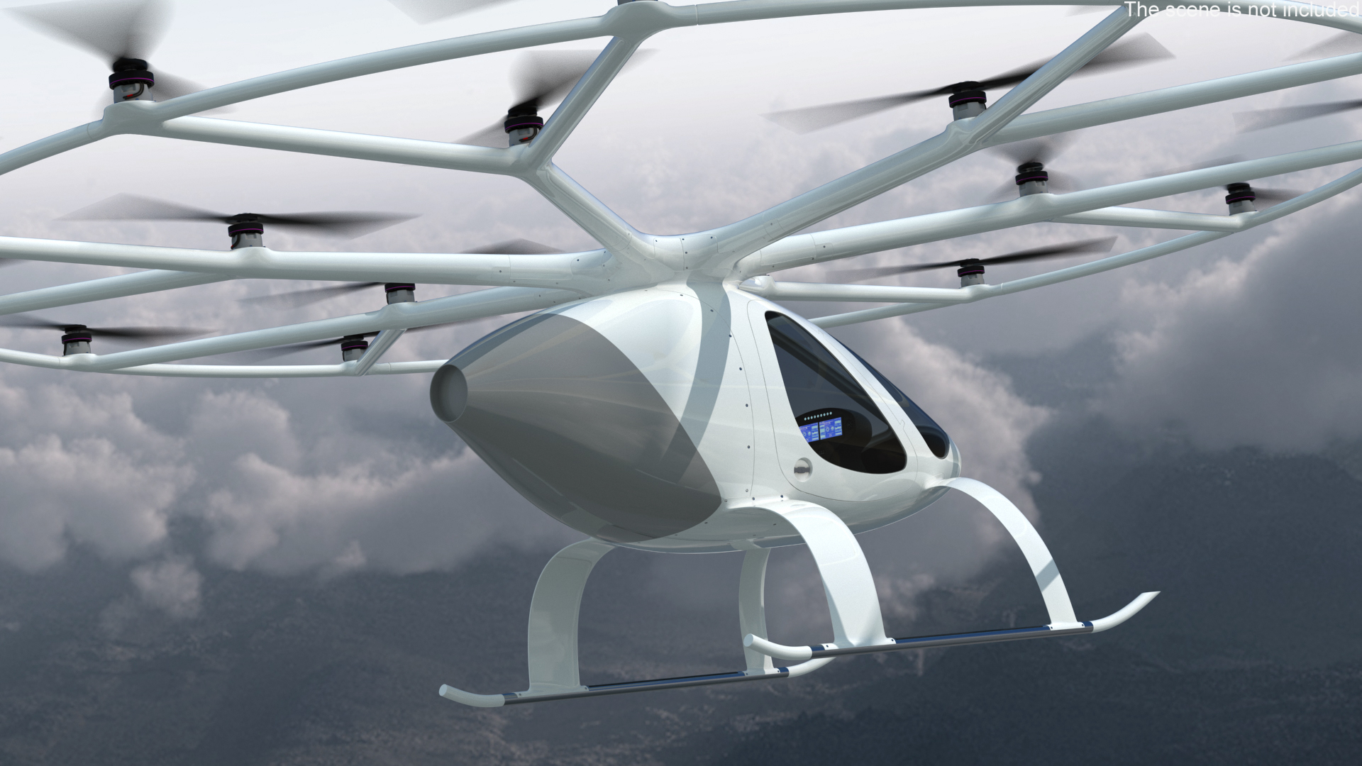 Passenger Electric Drone 3D model