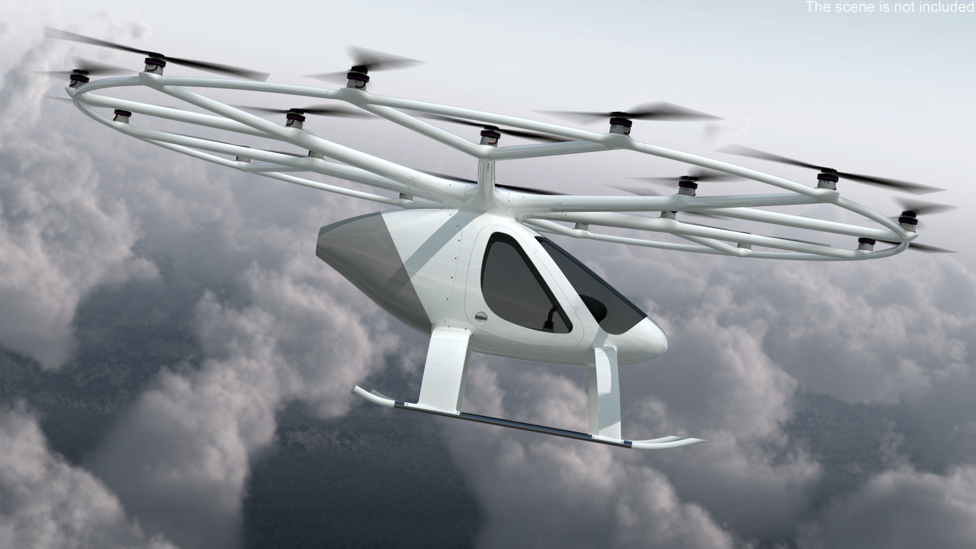 Passenger Electric Drone 3D model