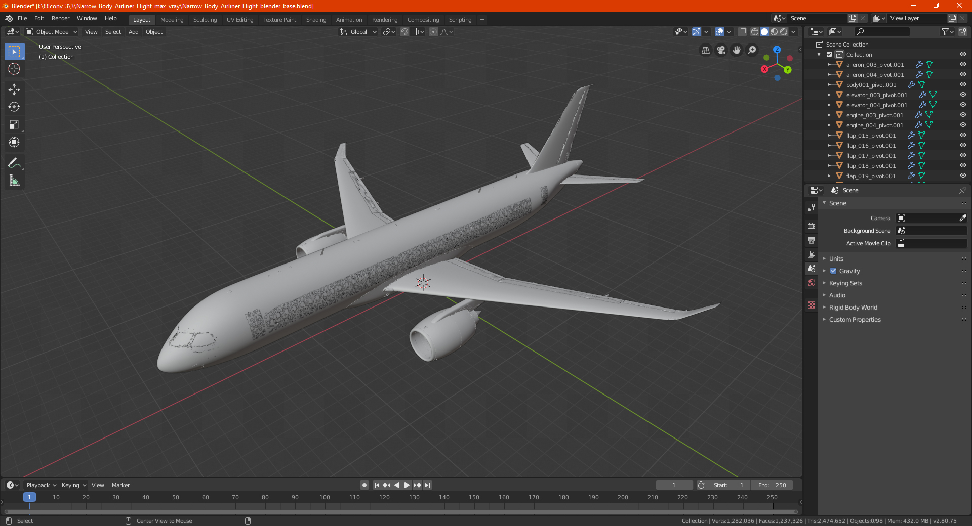 3D Comac C919 Narrow Body Airliner Flight model