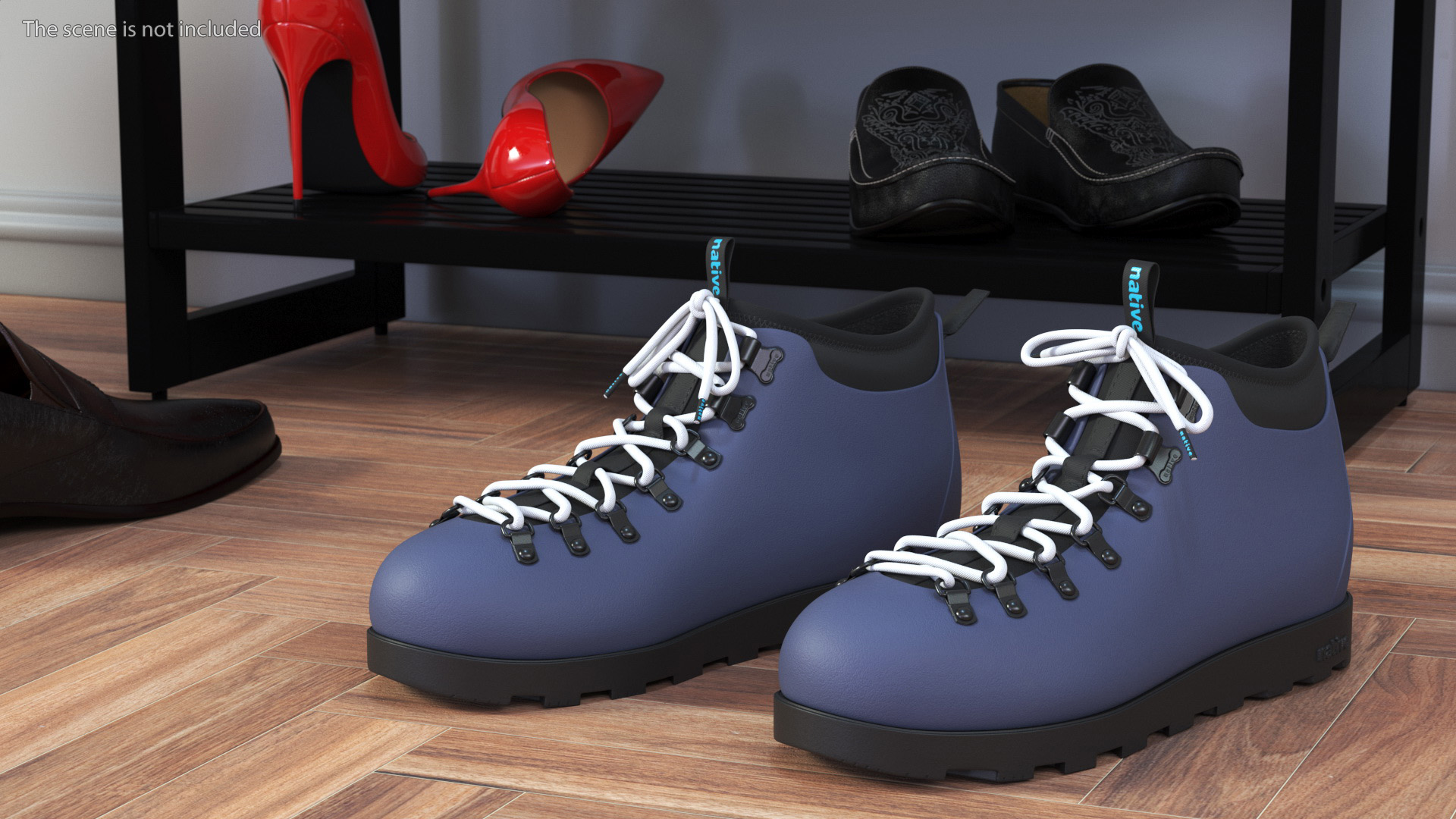 Native Fitzsimmons Onyx Boots 3D model