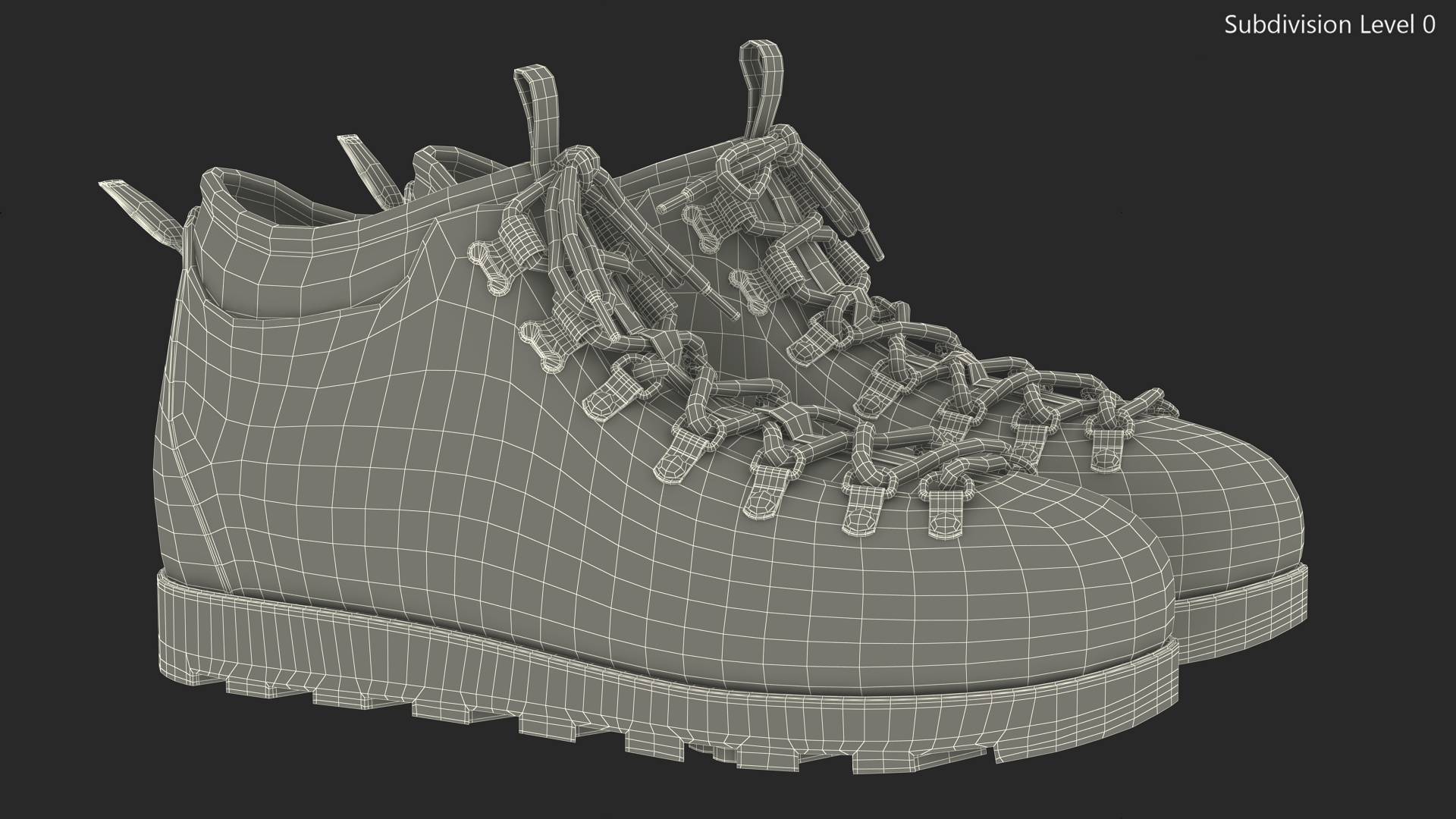 Native Fitzsimmons Onyx Boots 3D model